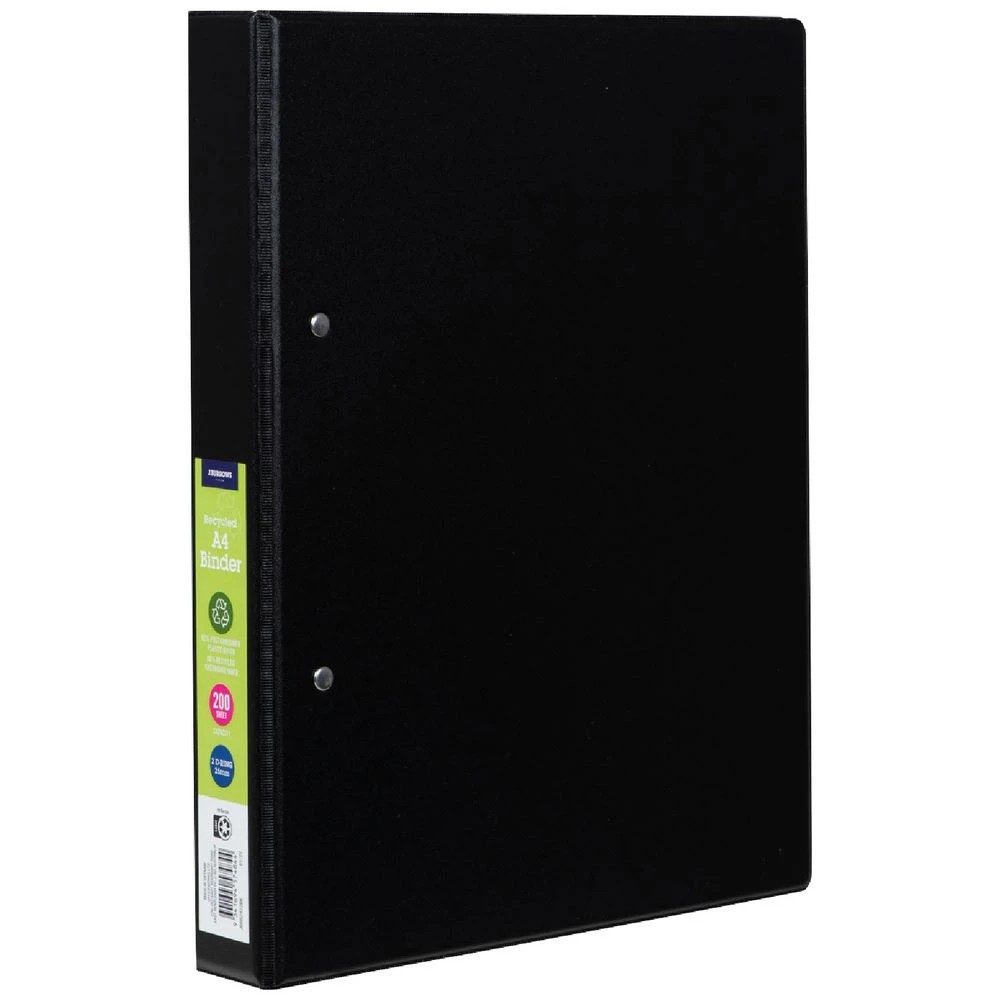 1 J.Burrows A4 Binder 2D 25mm Black, 1 of 6