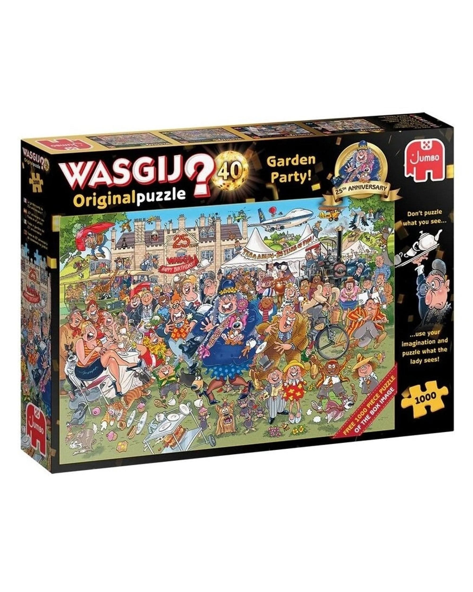 1 Wasgij Original #40 Garden Party 1000 Piece Puzzle, 1 of 1