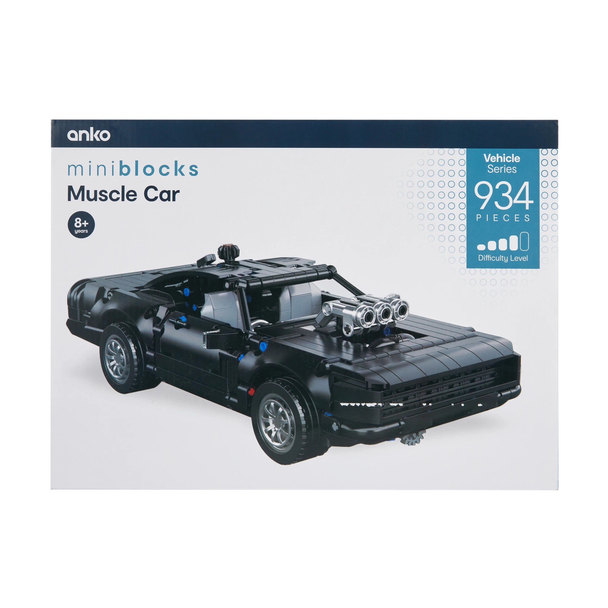 1 934 Piece Mini Blocks Vehicle Series: Muscle Car, 1 of 6
