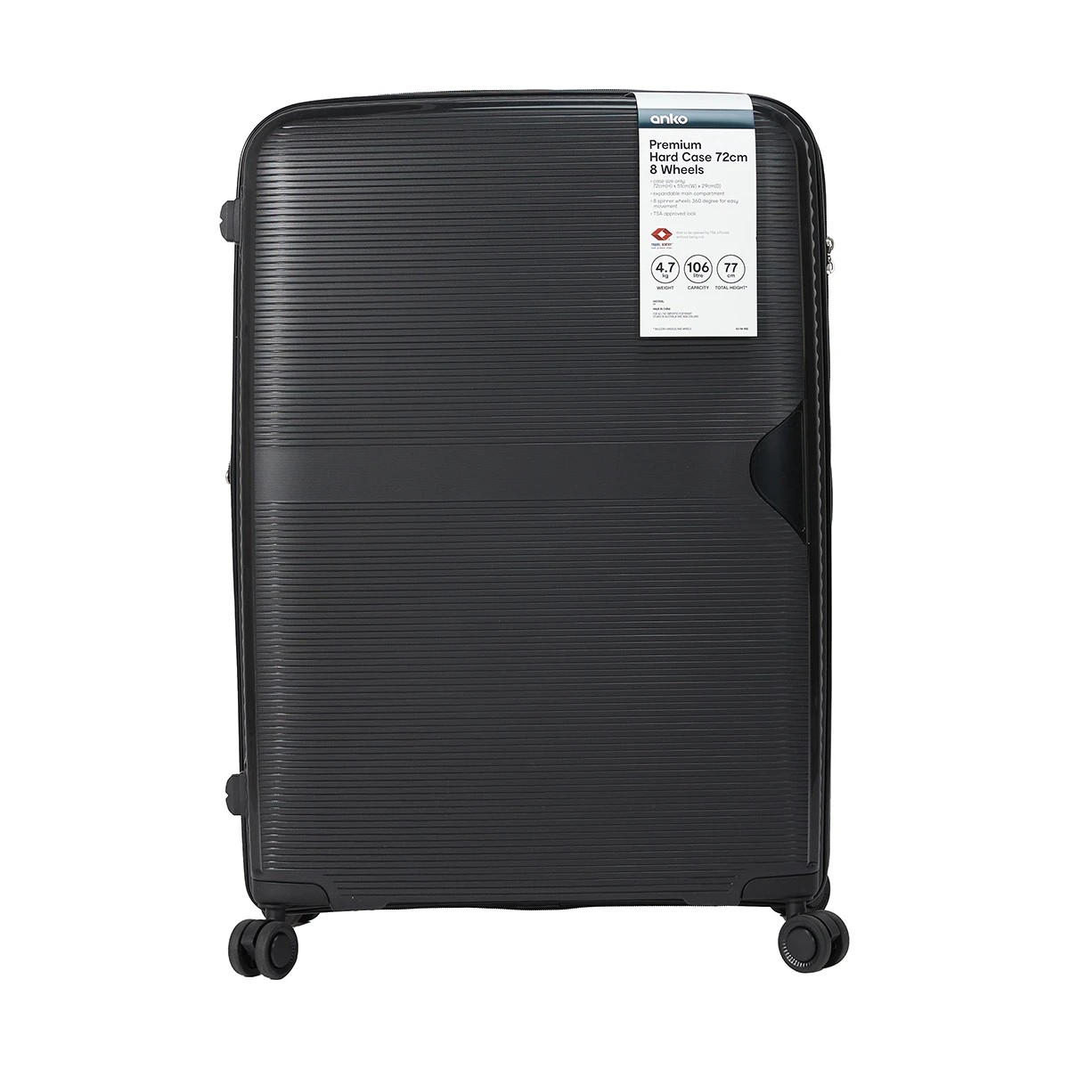 9 72cm 8 Wheels Premium Hard Case, 9 of 9