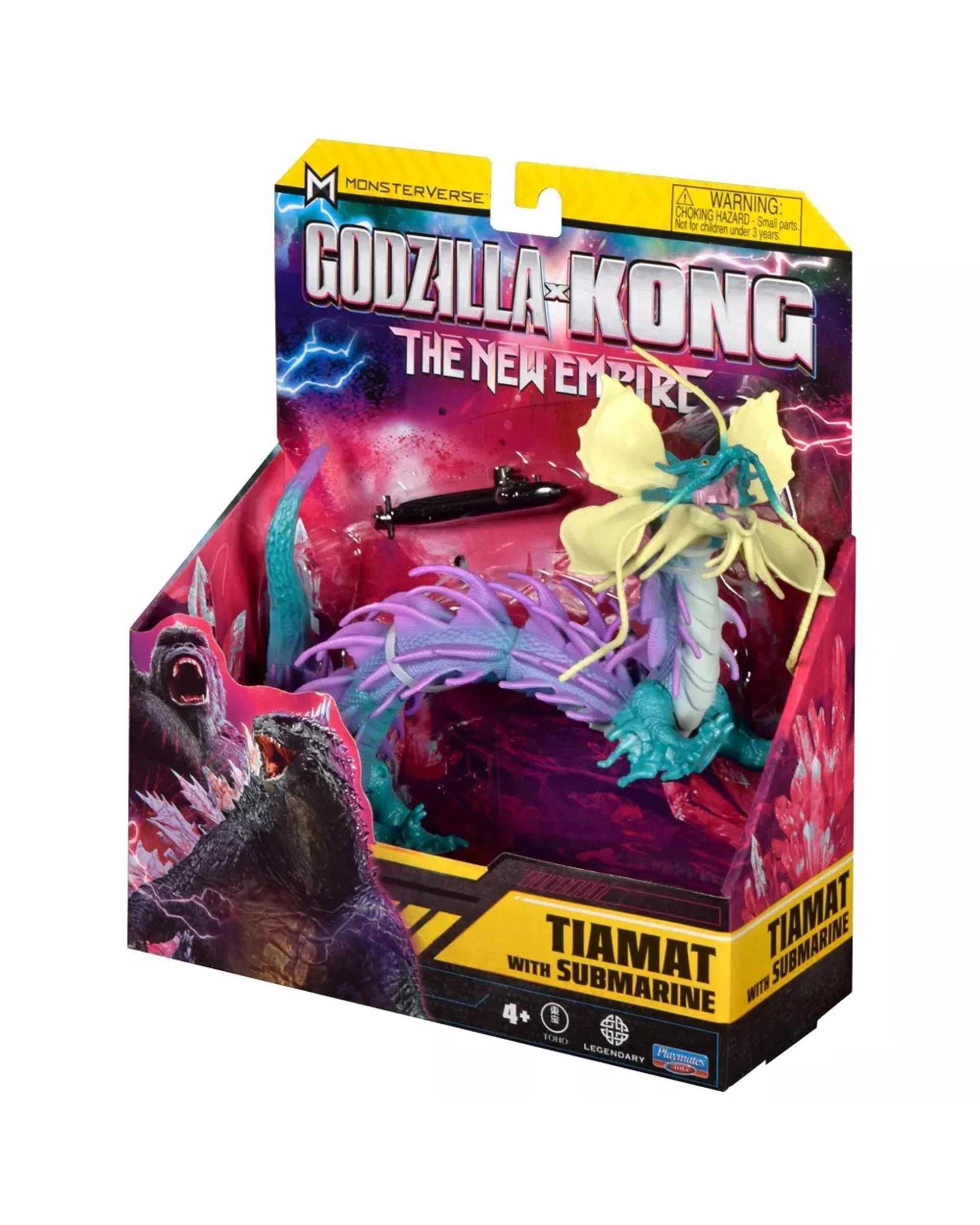 3 Godzilla x Kong: The New Empire Tiamat With Submarine 6 inch Action Figure, 3 of 4