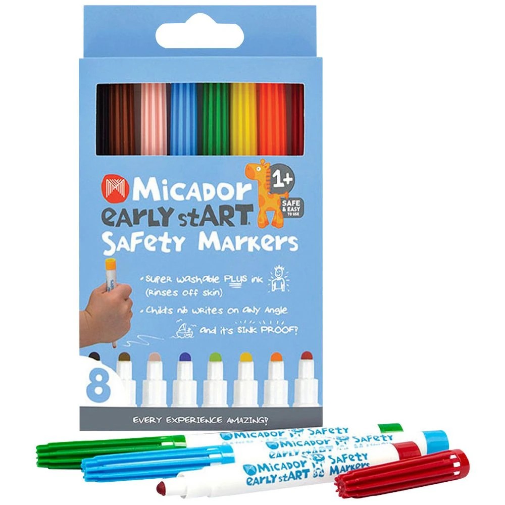 1 Micador early stART Safety Markers 8 Pack, 1 of 4