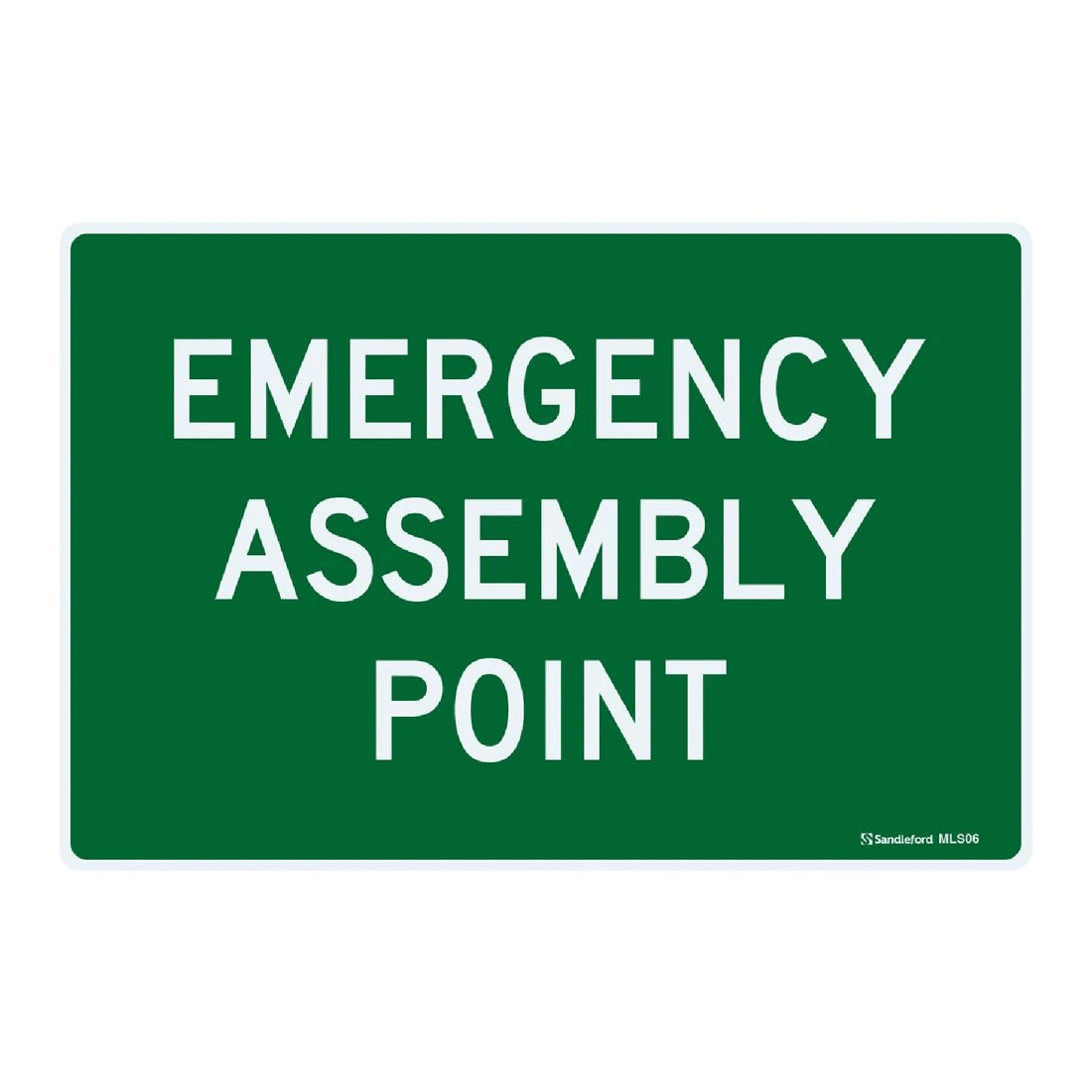1 Emergency Assembly Point Sign 30 x 45cm, 1 of 1
