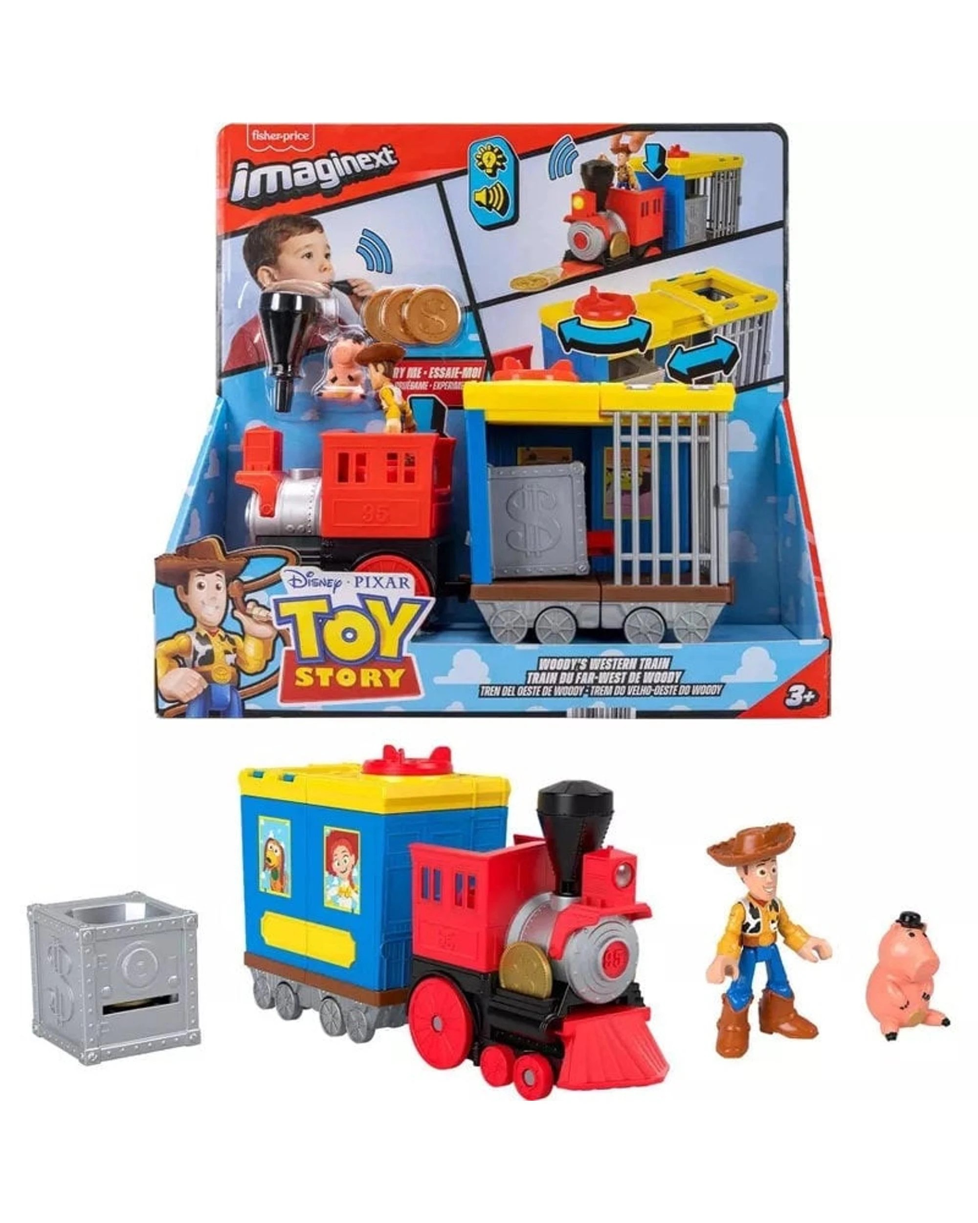 1 Fisher-Price Imaginext Disney Pixar Toy Story Woody's Western Train, 1 of 5