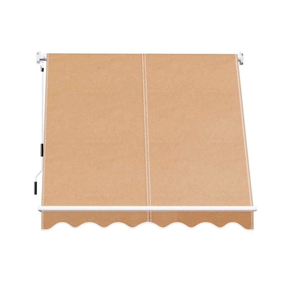 3 Instahut Window Fixed Pivot Arm Awning Outdoor Retractable Canopy 2.1X2.1M - Beige, 3 of 6