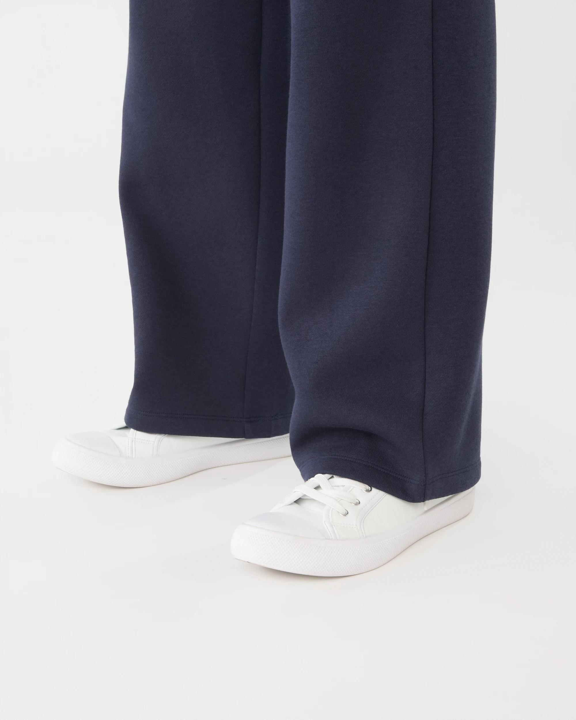4 Wide Leg Trackpants Dress Navy, 4 of 6