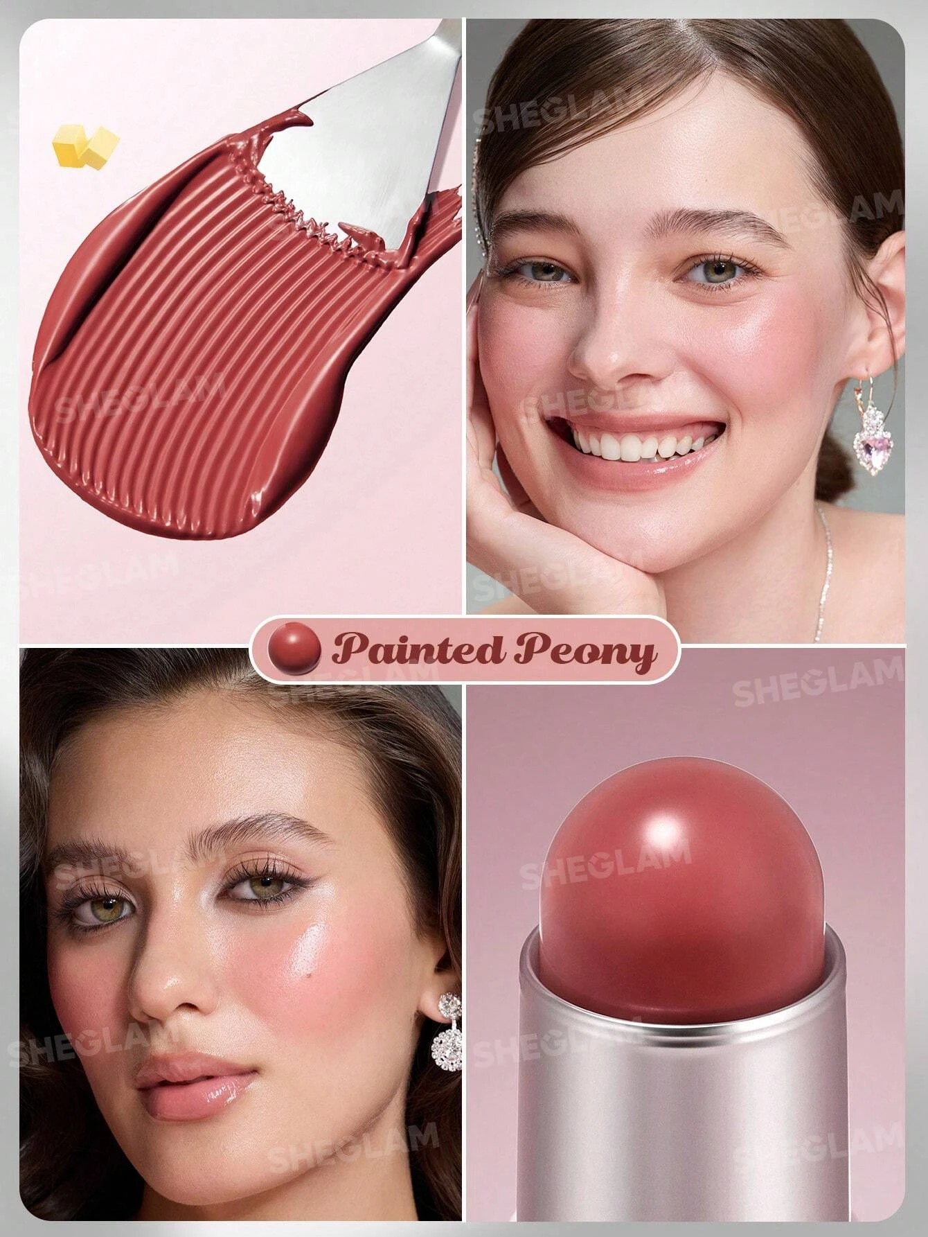 2 SHEGLAM Buttery Bliss Blush Stick - Painted Peony, 2 of 6