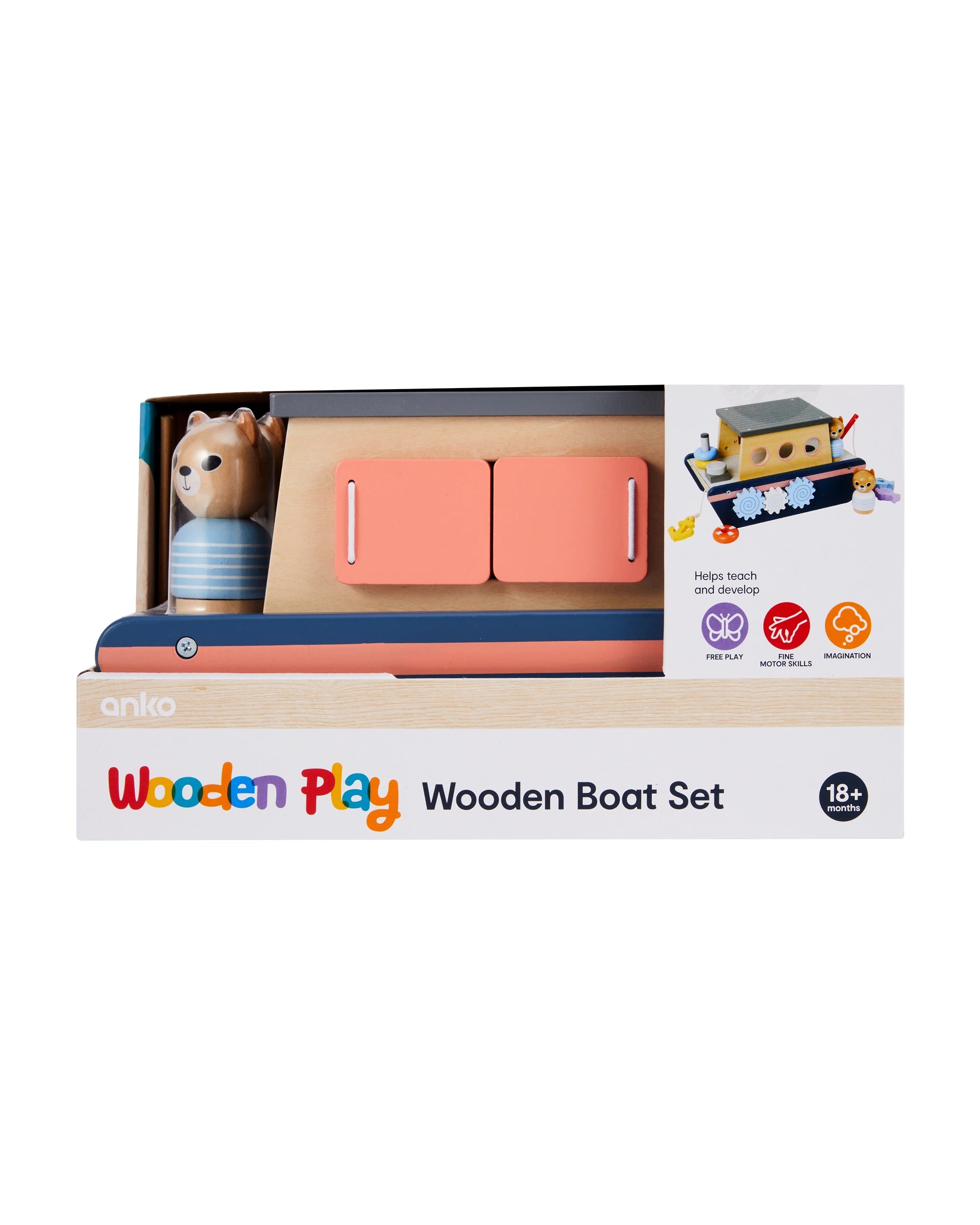 7 Wooden Boat Set, 7 of 8