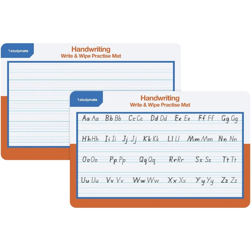 3 Studymate National Handwriting Write & Wipe Practise Mat, 3 of 3