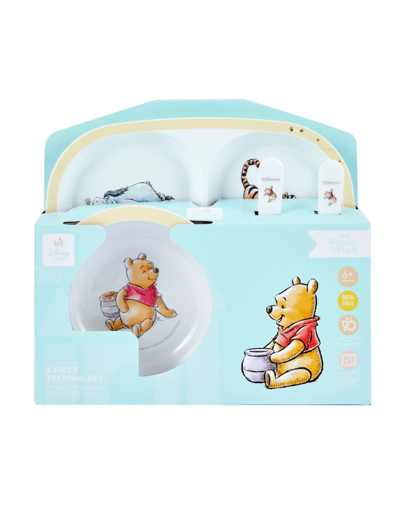 Disney Baby Winnie the Pooh 4 Piece Feeding Set