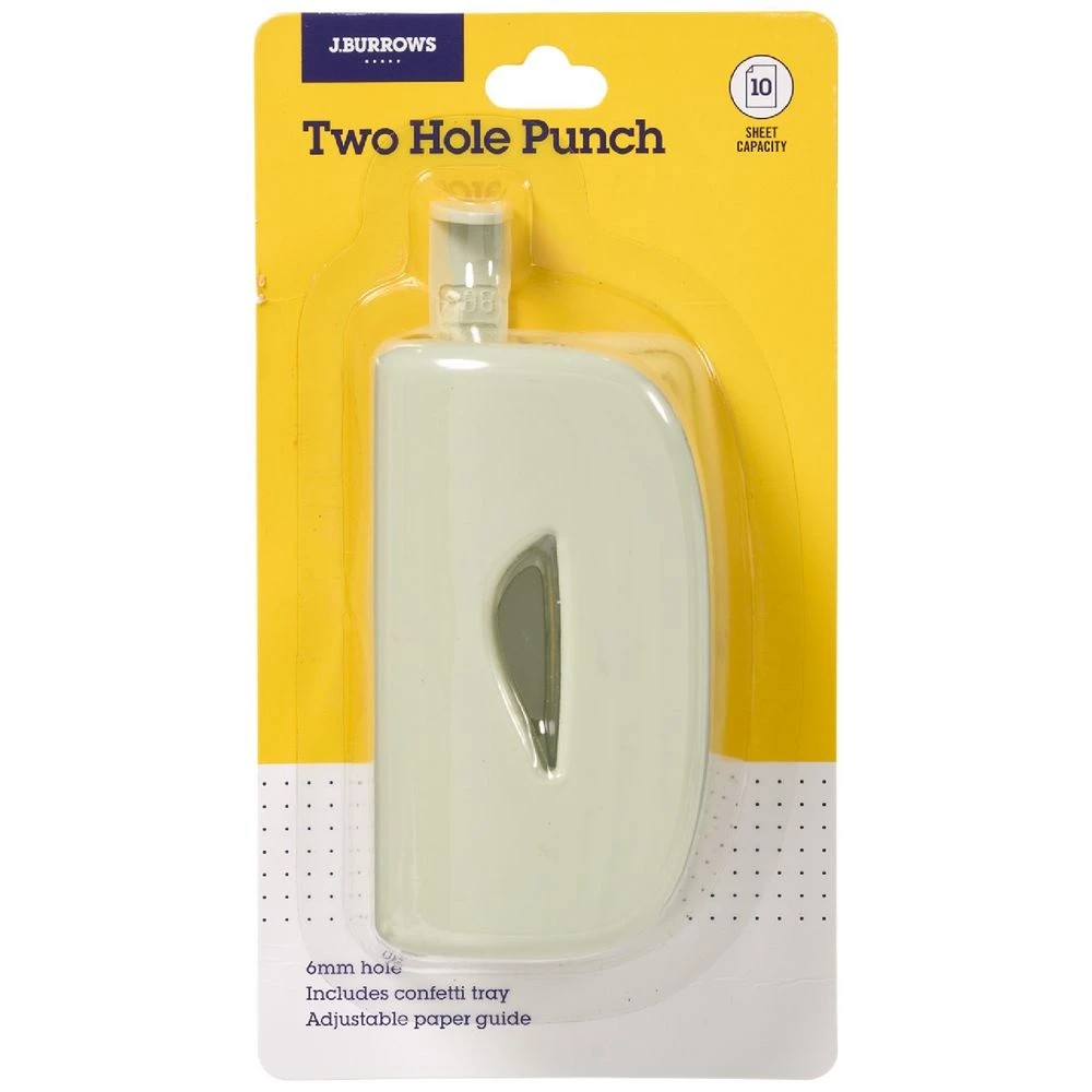 2 J.Burrows 2 Hole Punch Green, 2 of 3