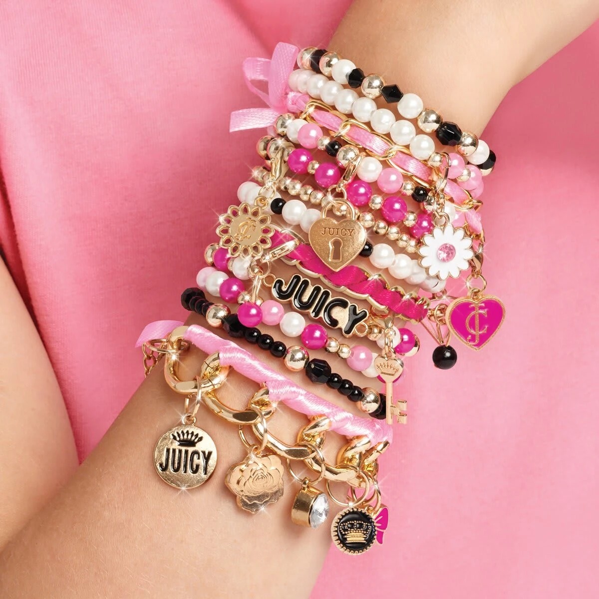 3 494 Piece Make It Real: Juicy Couture Glitz 'N Glam Charm Bracelets, 3 of 6