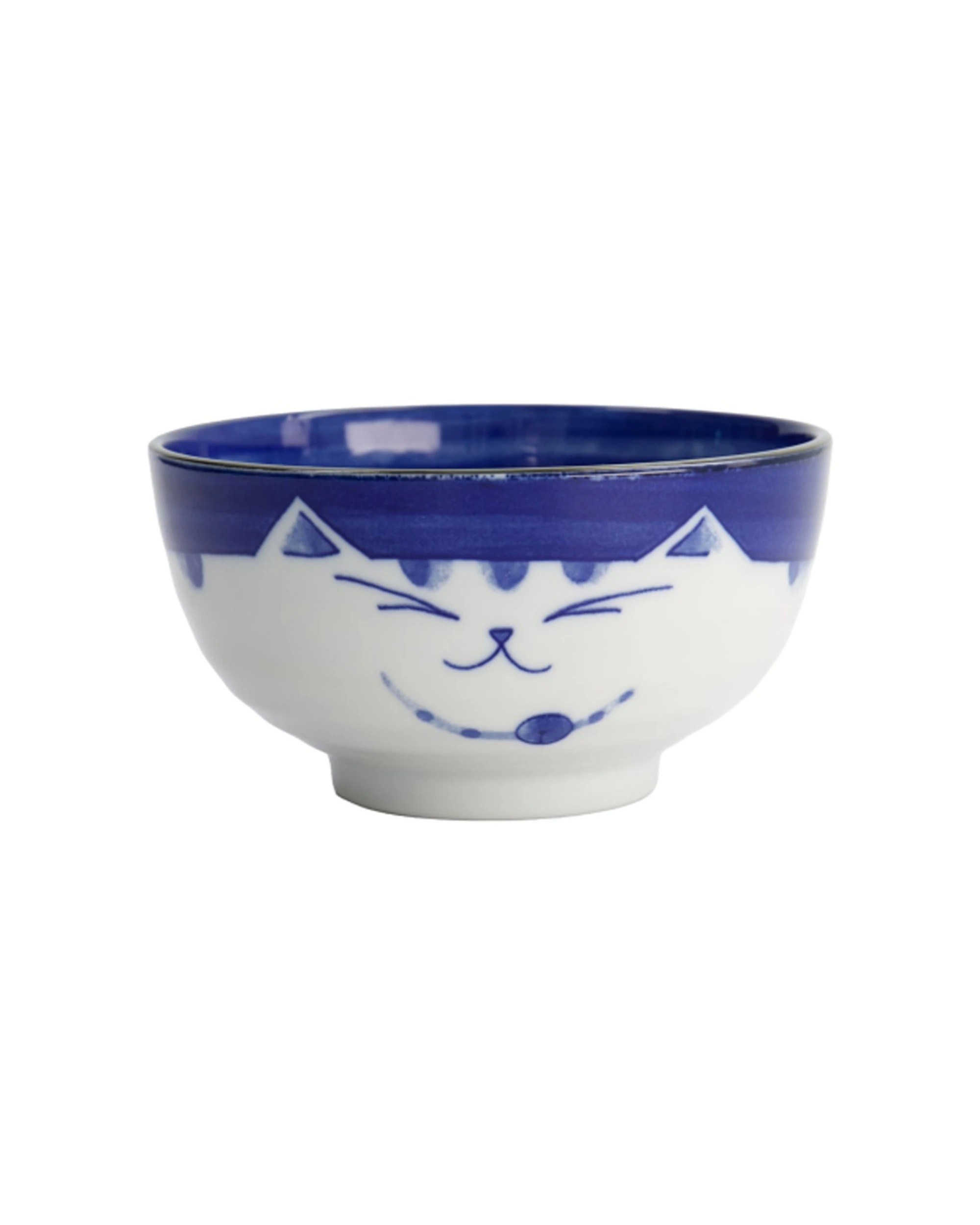 2 Tokyo Design 2PK Kawaii Neko Cat Bowl 16x8.5cm Tableware - Blue, 2 of 4