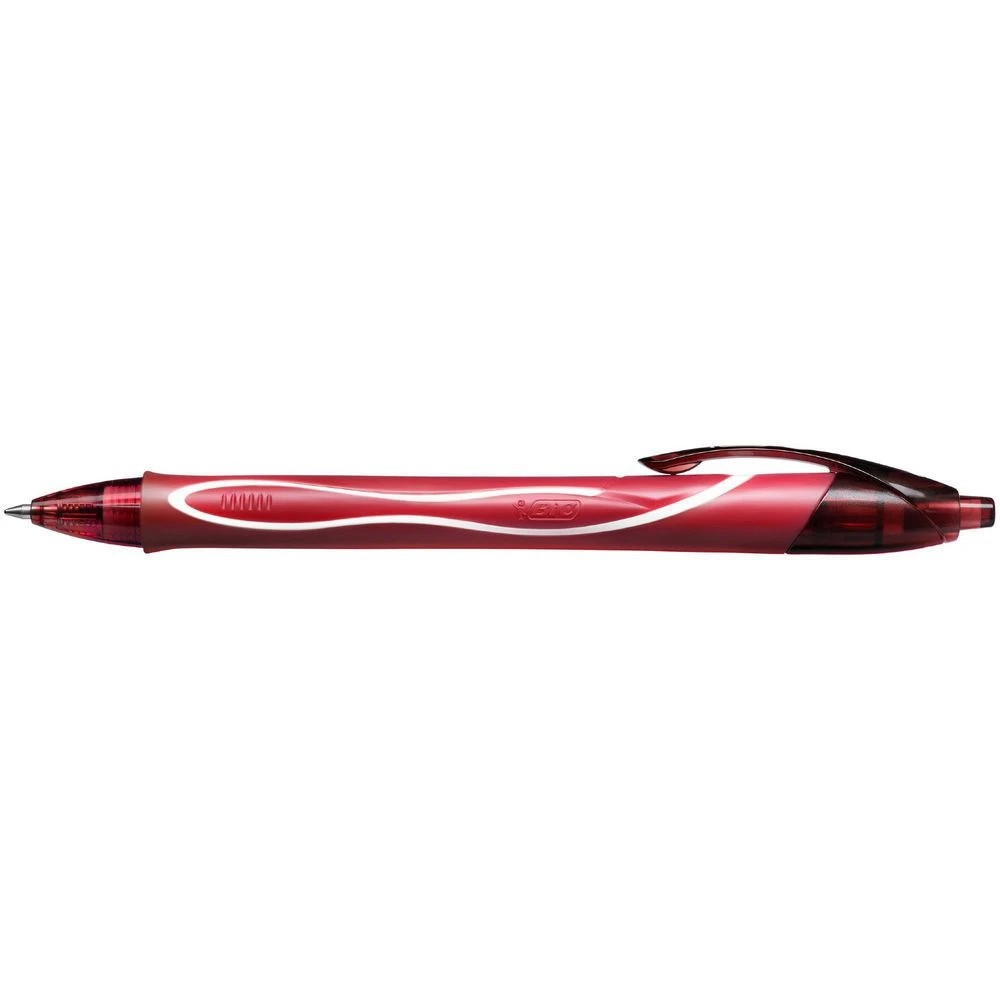 2 Bic Gelocity Quick Dry Gel Pen 0.7mm Red 12 Pack, 2 of 6