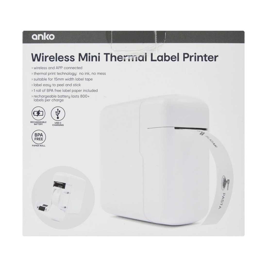 8 Mini Label Thermal Printer, 8 of 8