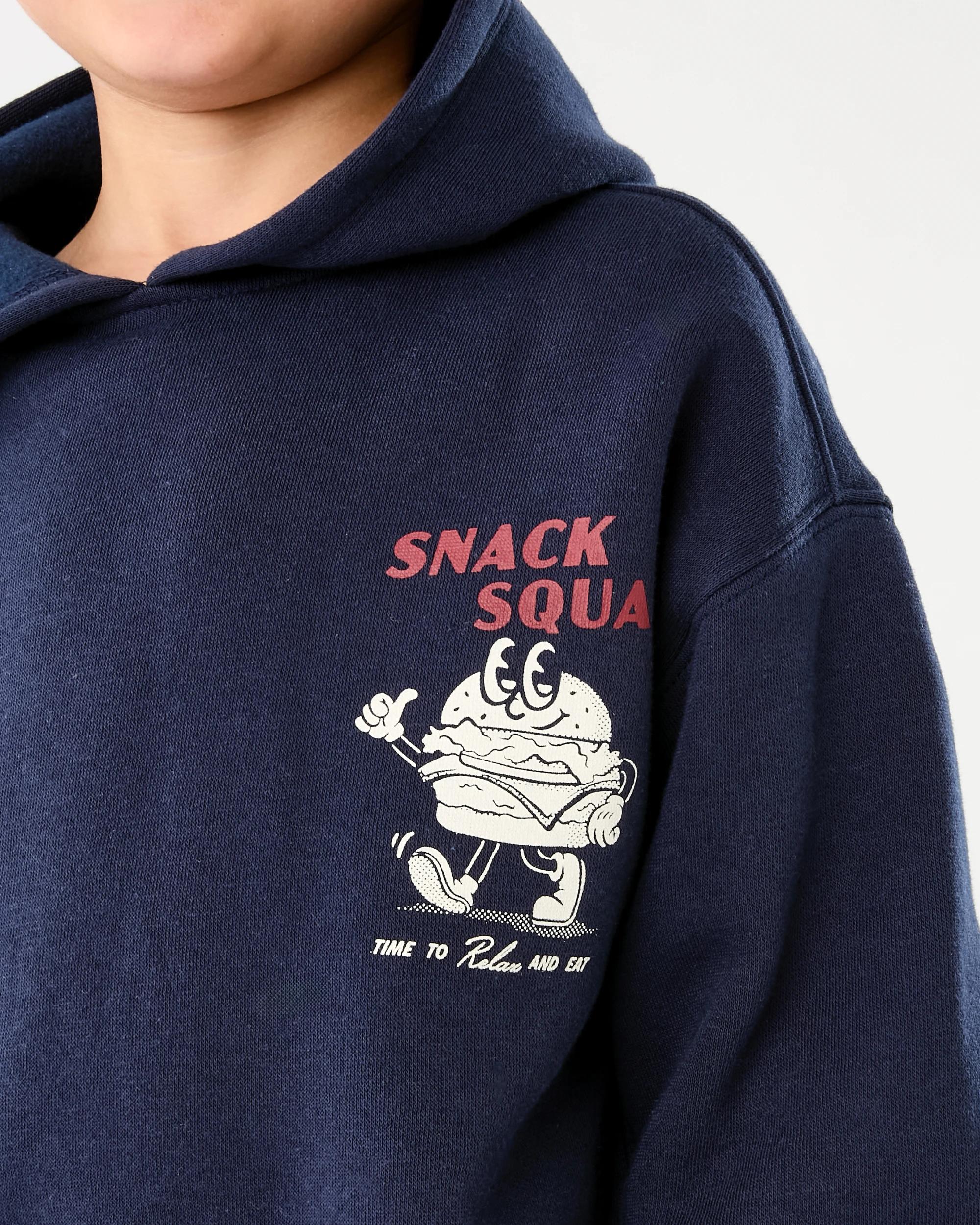 4 Oversize Print Hoodie Blu Food, 4 of 8