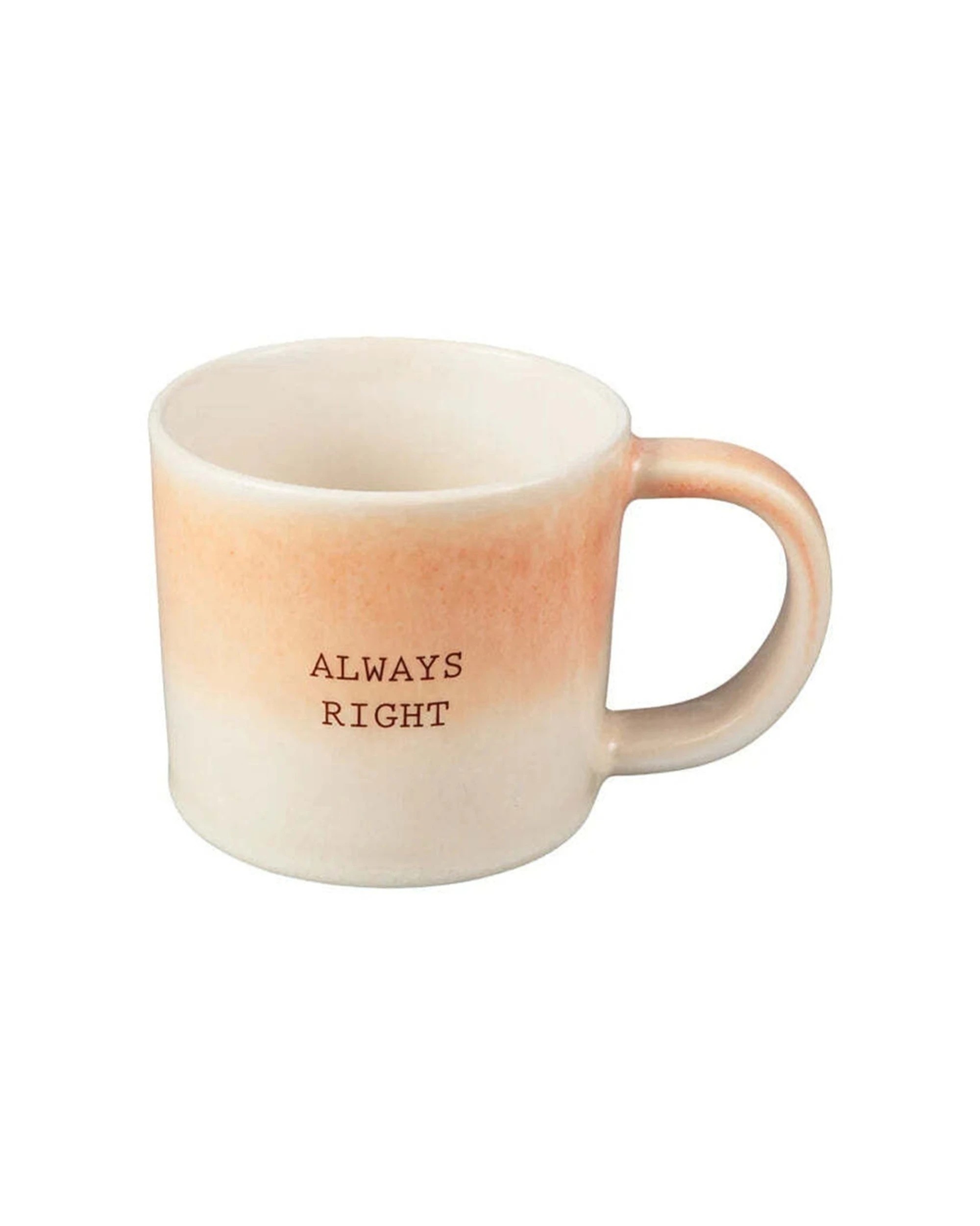 3 Maxwell & Williams 4PK The Mug Club Quotes Mug Always Right 350ml Set - Orange, 3 of 3