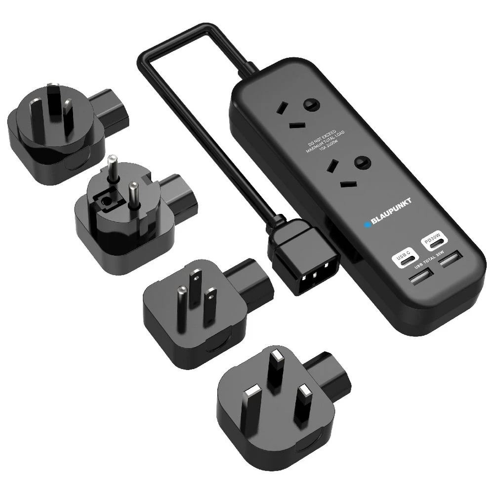 3 Blaupunkt Universal PD30W Travel Adaptor Kit Black, 3 of 5