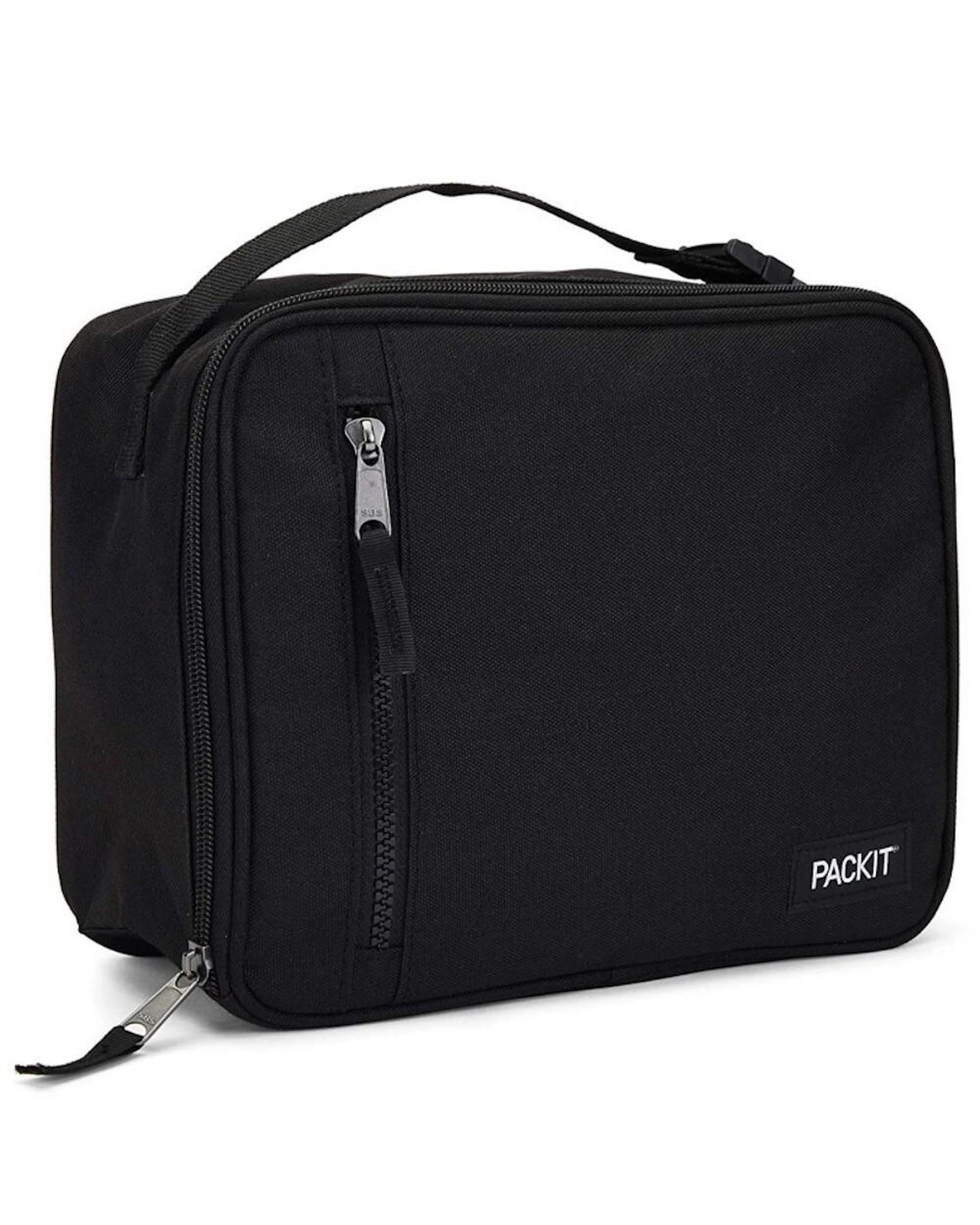 1 PackIt Classic Cooler Lunch Box Bag Freeze and Go  Black, 1 of 6