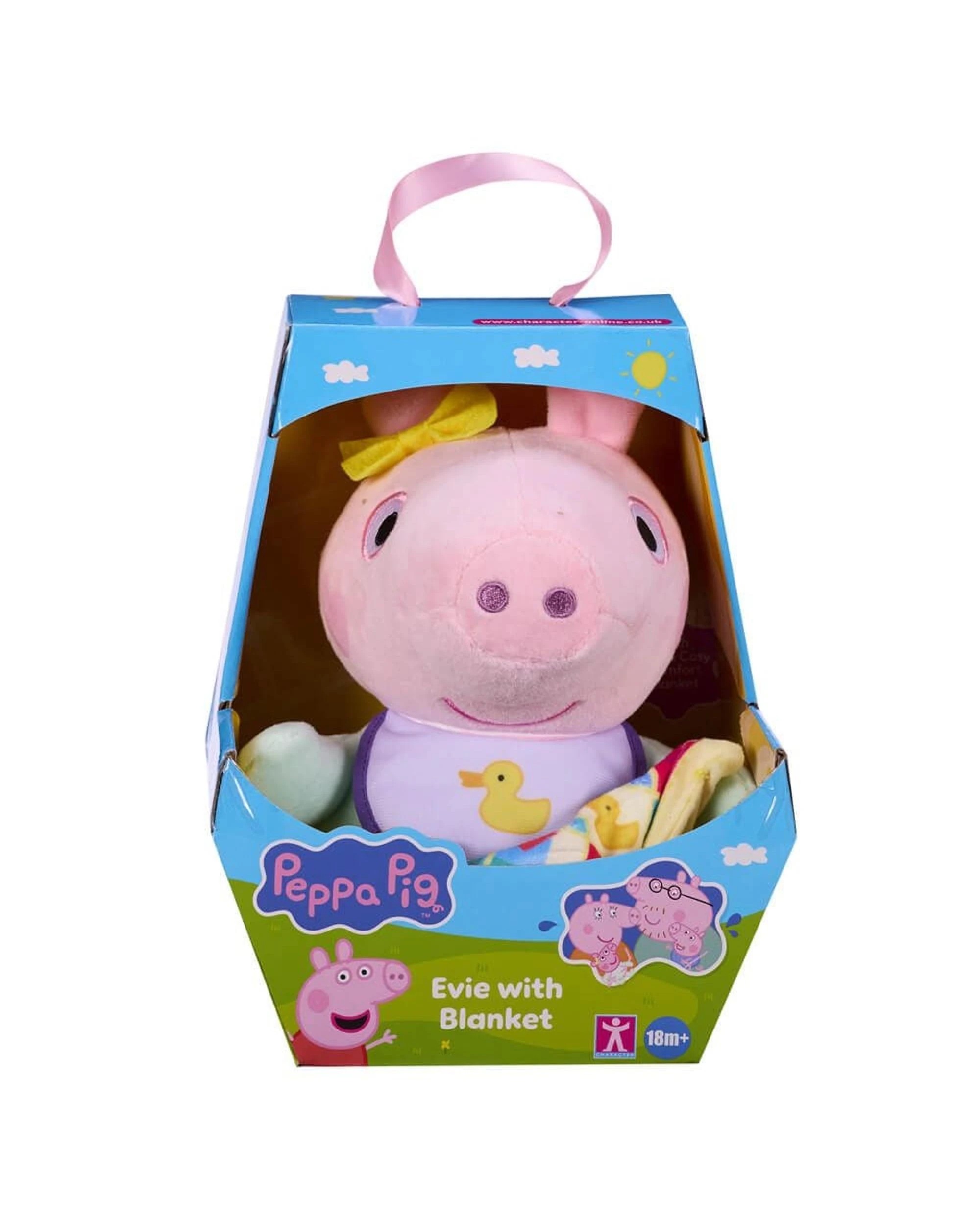 1 Peppa Pig Evie With Blanket Plush, 1 of 4