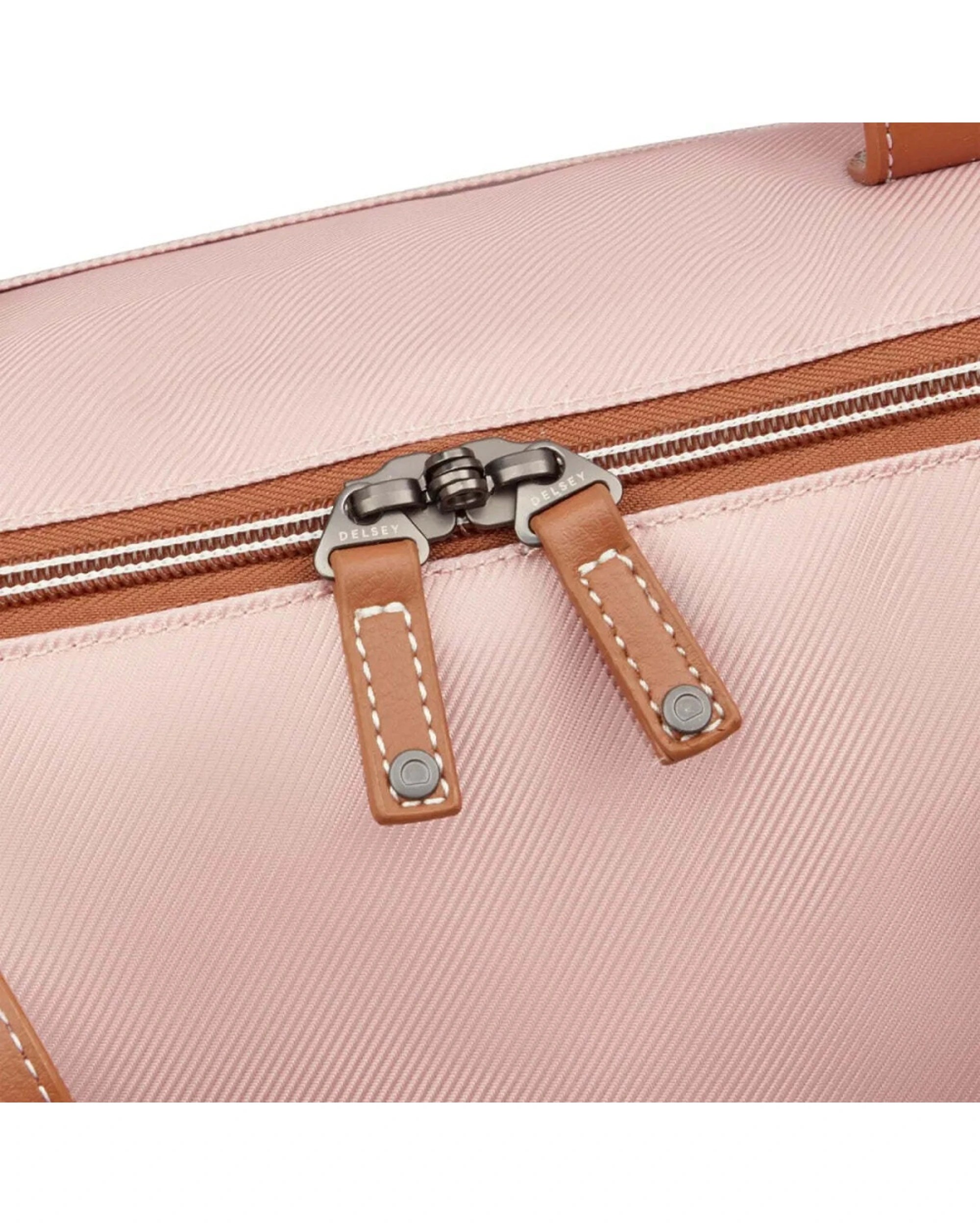 5 Delsey Luggage Chatelet Air 2.0 Tote Bag Recycled Material Lockable Zip - Pink, 5 of 6