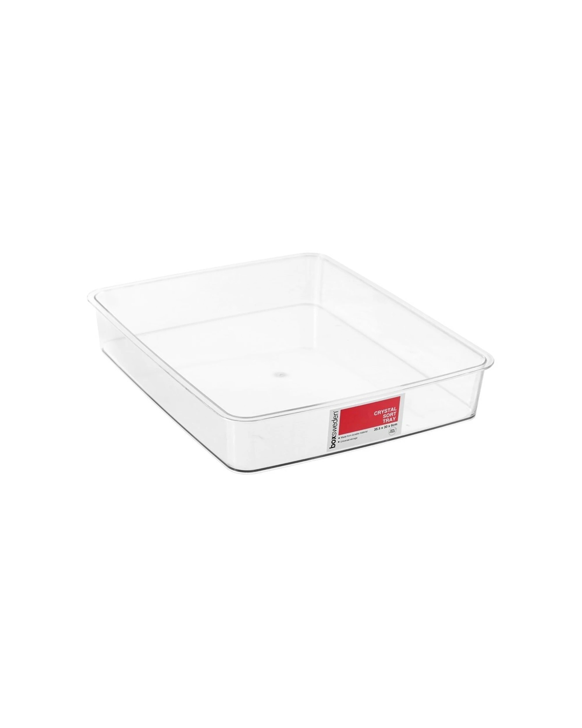1 Boxsweden Crystal Sort Tray Storage 35.5x30x6cm - Multi, 1 of 4