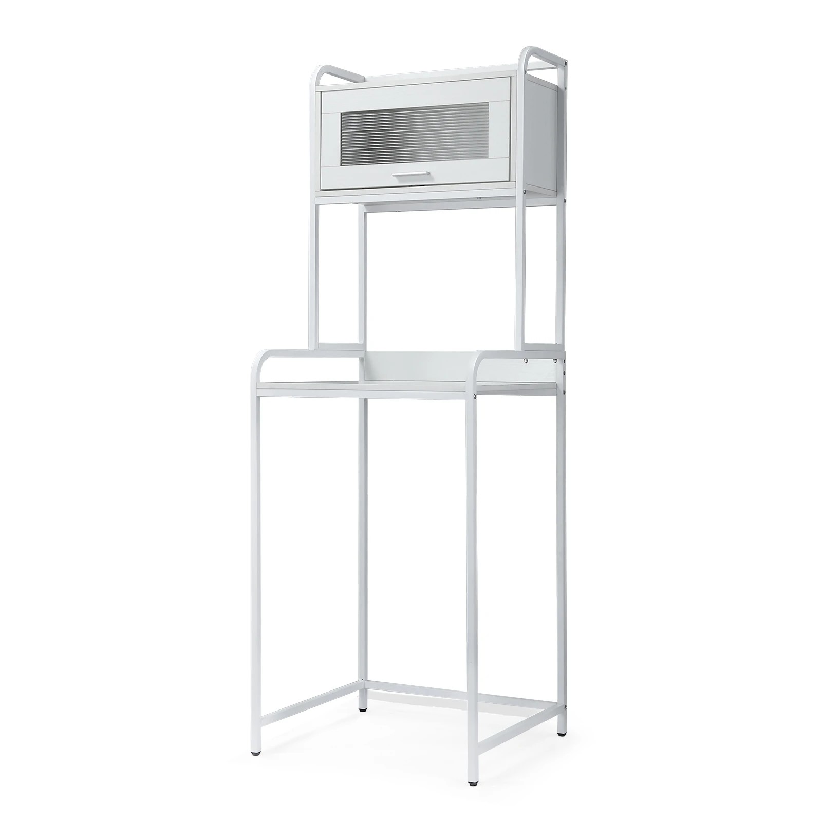 9 LUXSUITE Toilet Shelf Freestanding Organiser Storage Cabinet, 9 of 10