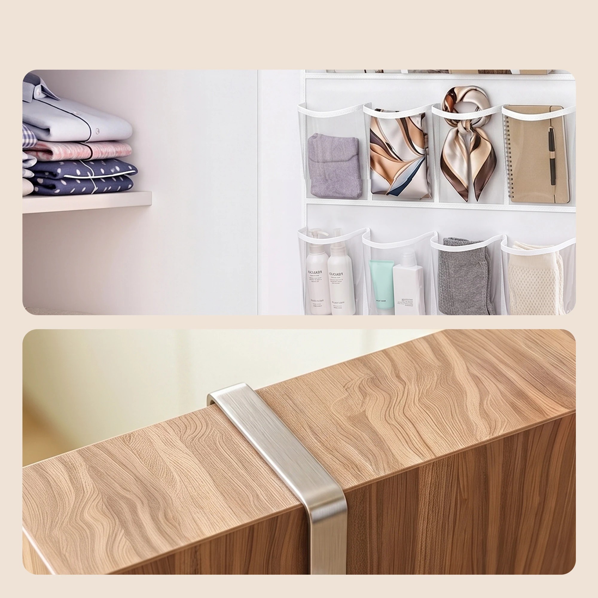 6 Artiss Over Door Shoe Storage Organiser X2 6 Tier 24 Pockets - White, 6 of 8