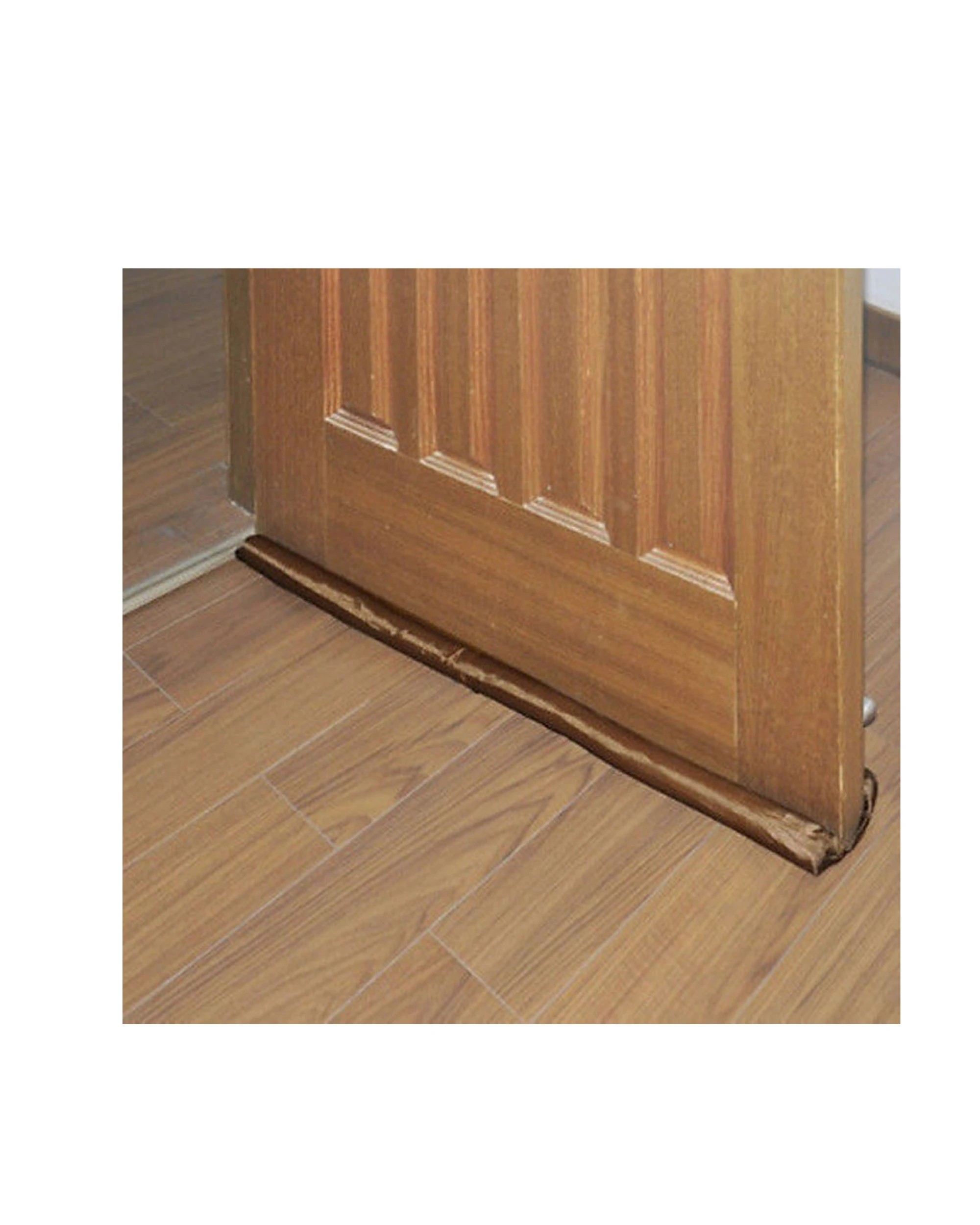 2 BR Home Double Sided Draft Stopper for Doors - Weather Seal and Air Barrier, 2 of 10