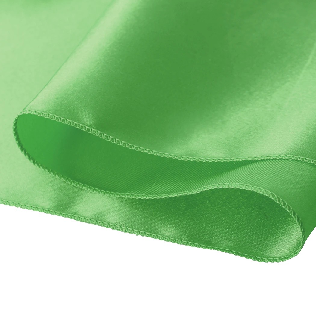 4 Traderight 50 Pcs Satin Chair Sashes In Grass Colour - Green, 4 of 8