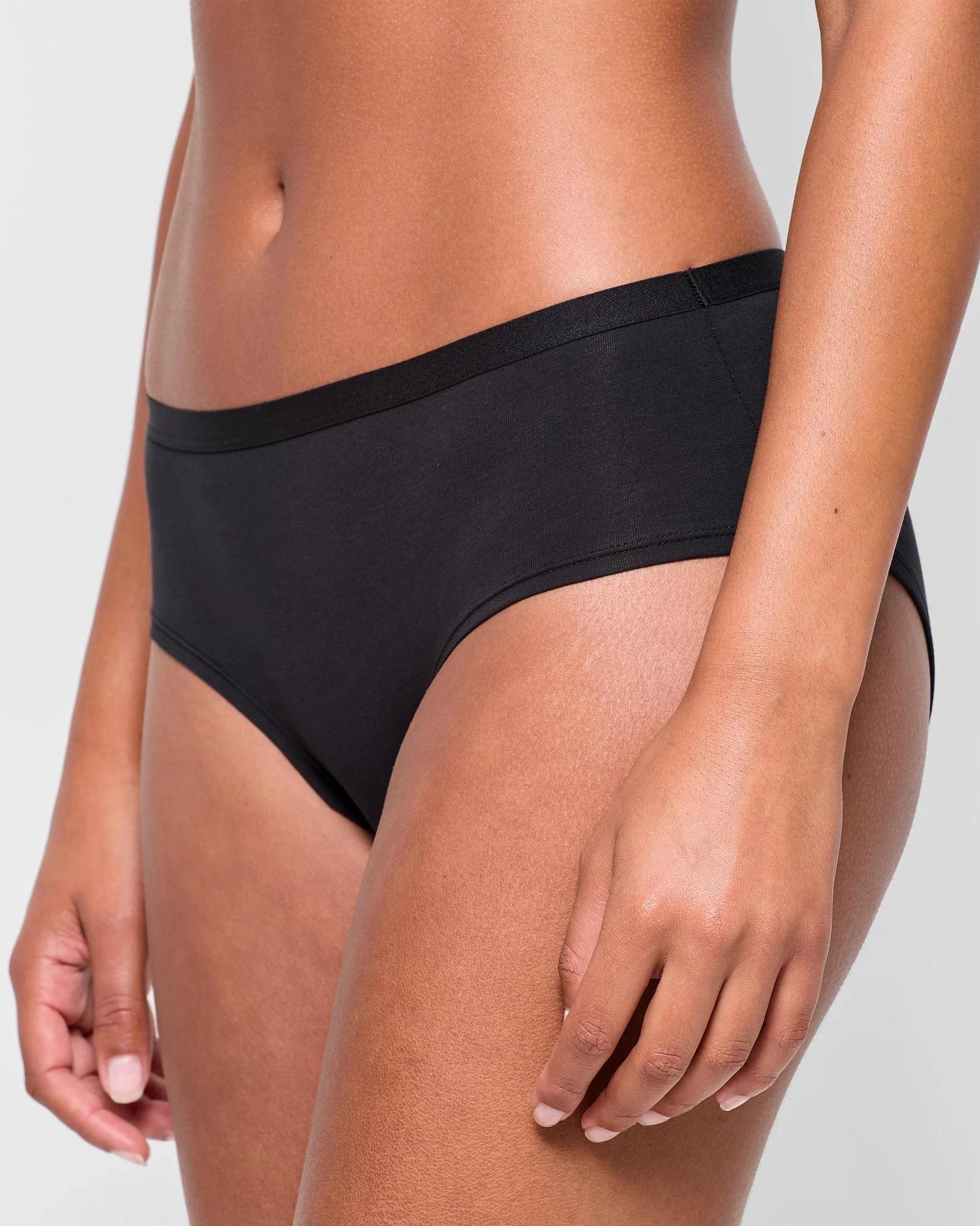 3 Lily Loves Australian Cotton 3 Pack Boyleg Briefs BLACK, 3 of 4