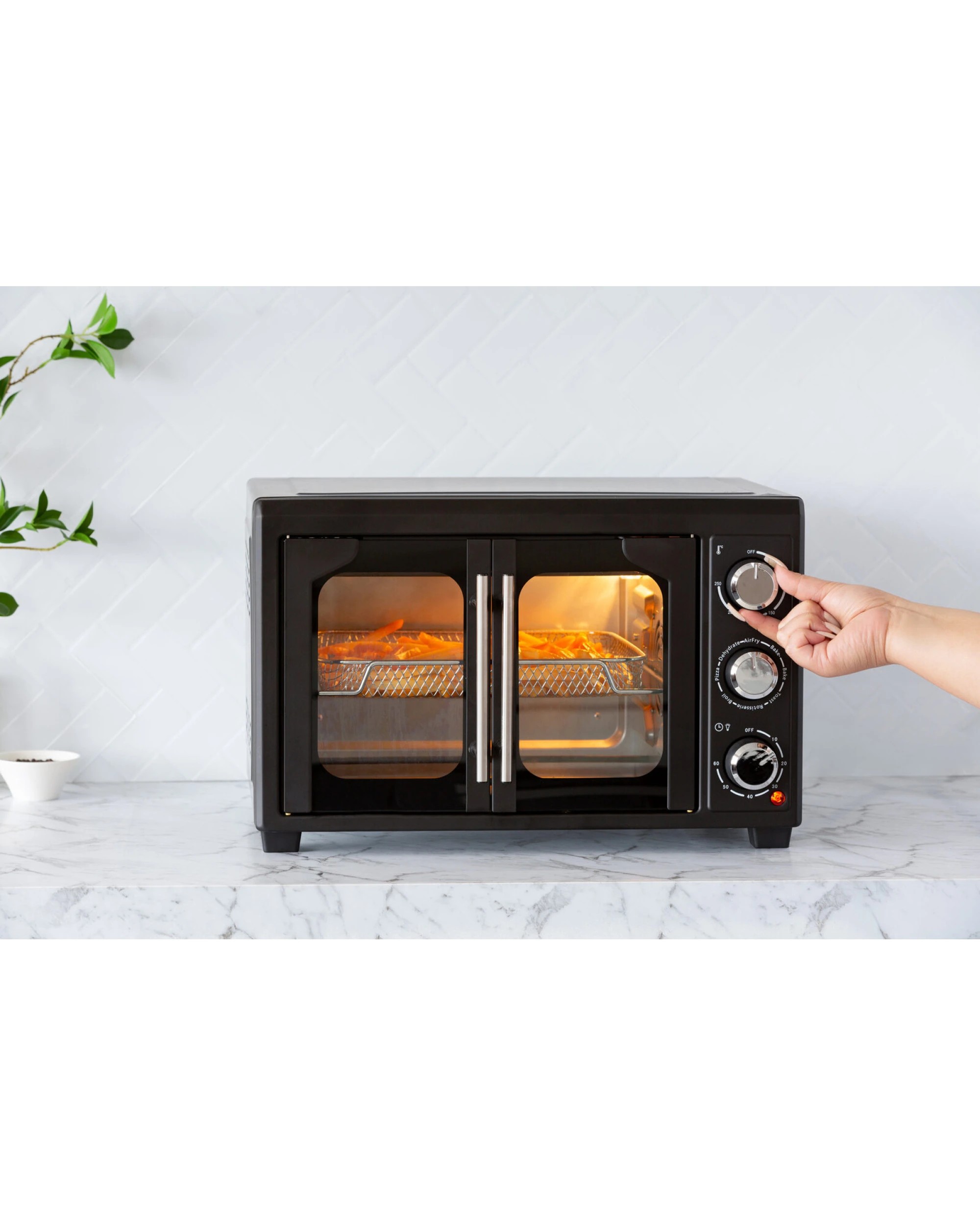 8 Healthy Choice30L Air Fryer Convection Pizza Oven w/ rotisserie 360 degree Food Rotating Option, 8 of 8