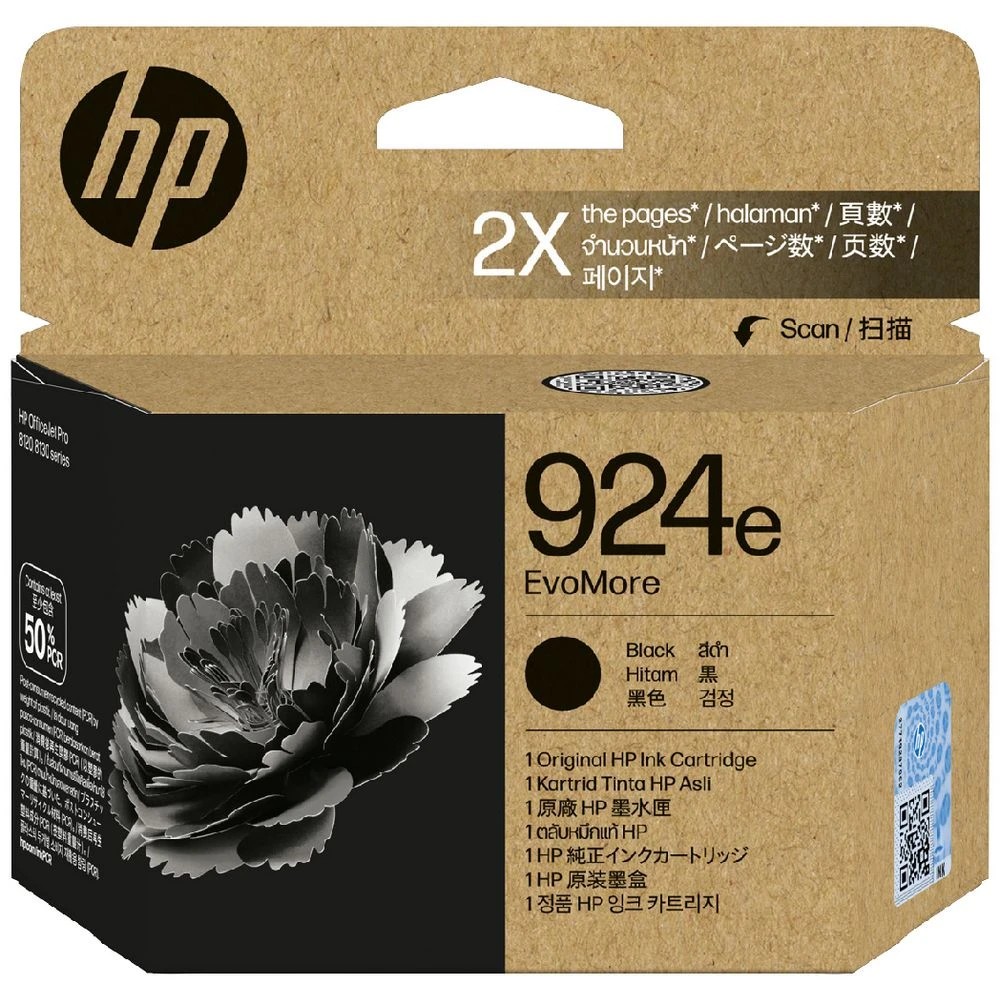1 HP 924e EvoMore Ink Cartridge Black, 1 of 1