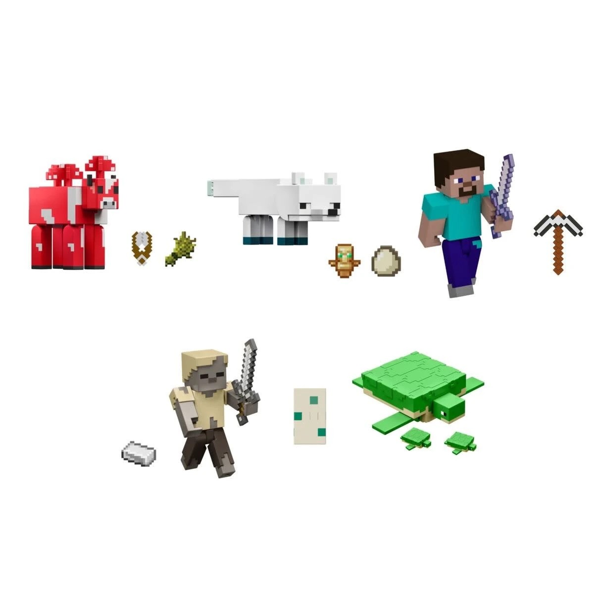 2 Minecraft Action Figure & Accessories Set - Assorted, 2 of 9