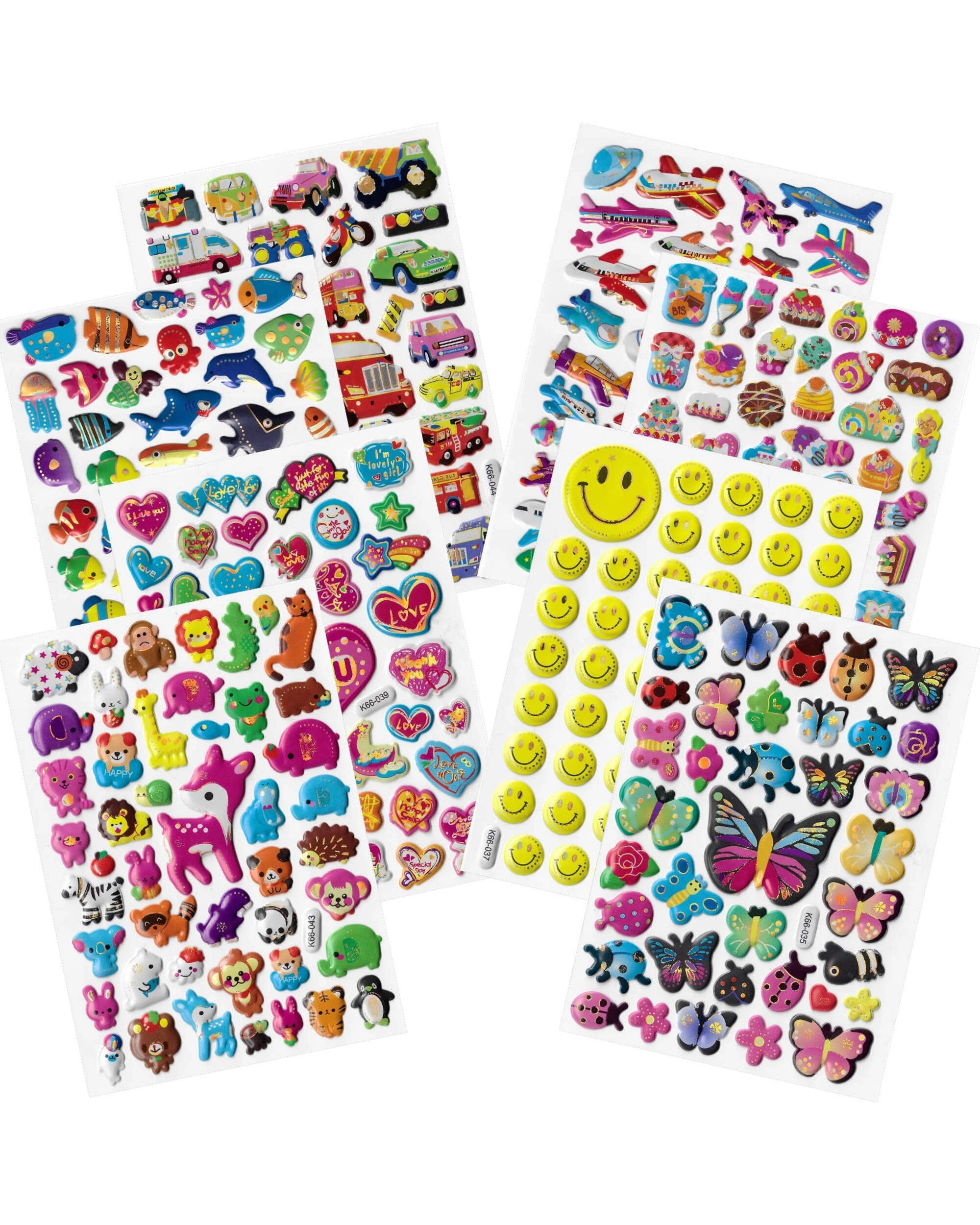 1 Party Maker Assorted Sticker Mega Pack 18 Sheets - Assorted, 1 of 3