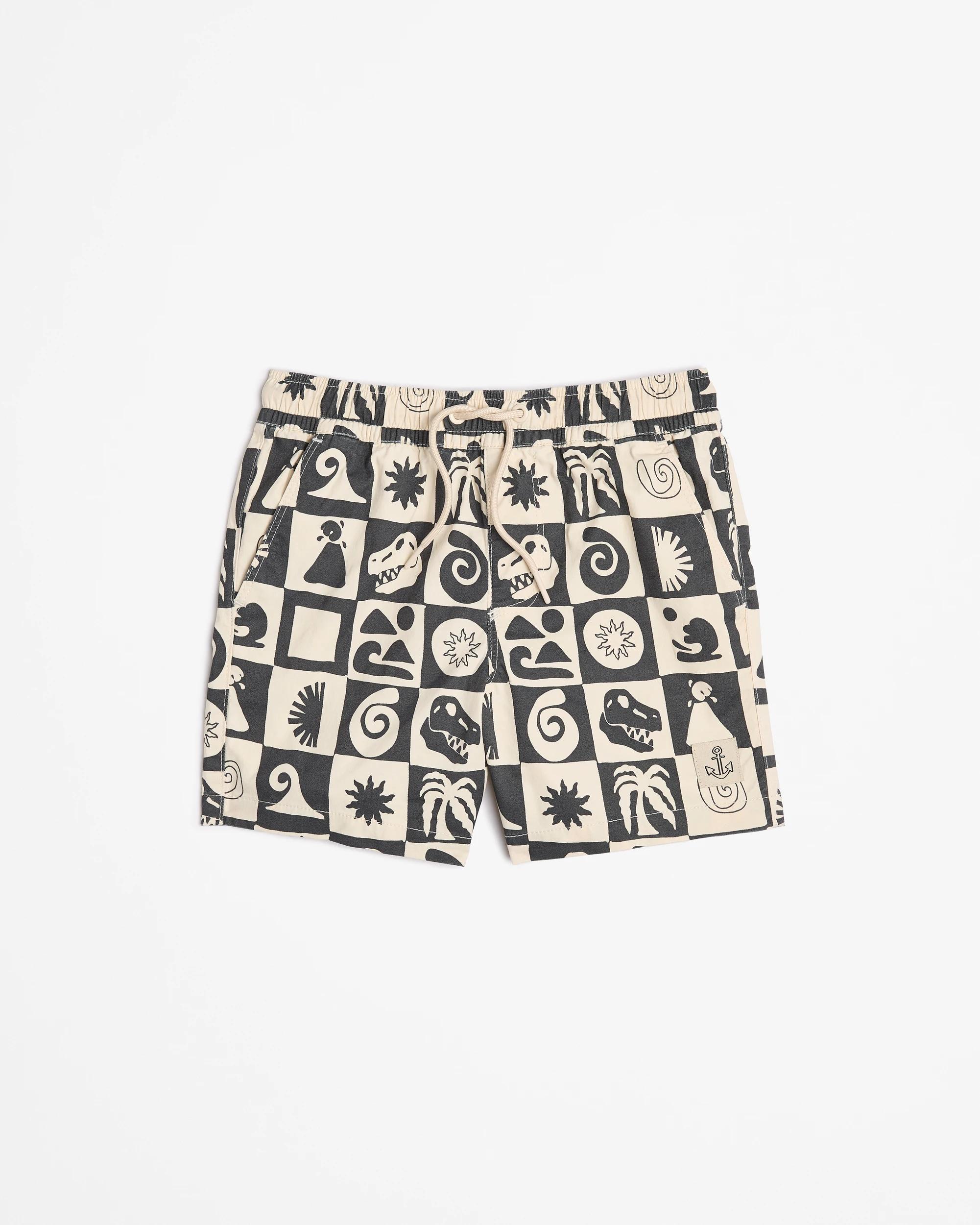 1 Target Checkered Swim Boardshorts NEUTRAL, 1 of 3