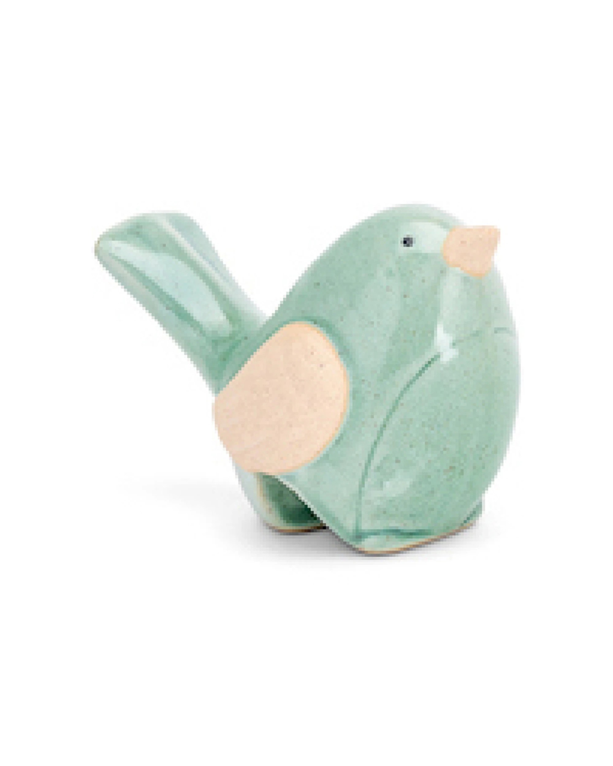 1 Alfresco Bird 7.5cm Pot Planter Sitter Ornament Decor - Multi, 1 of 3