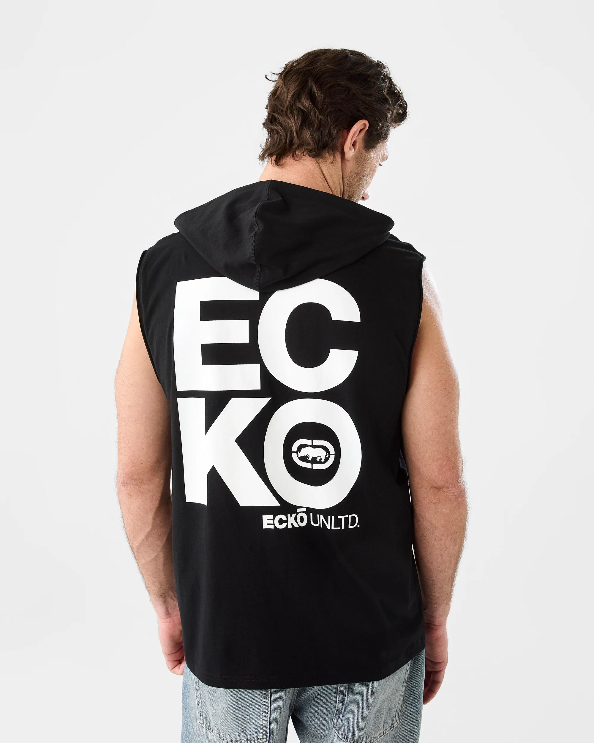 3 Ecko License Hooded Tank Black, 3 of 4