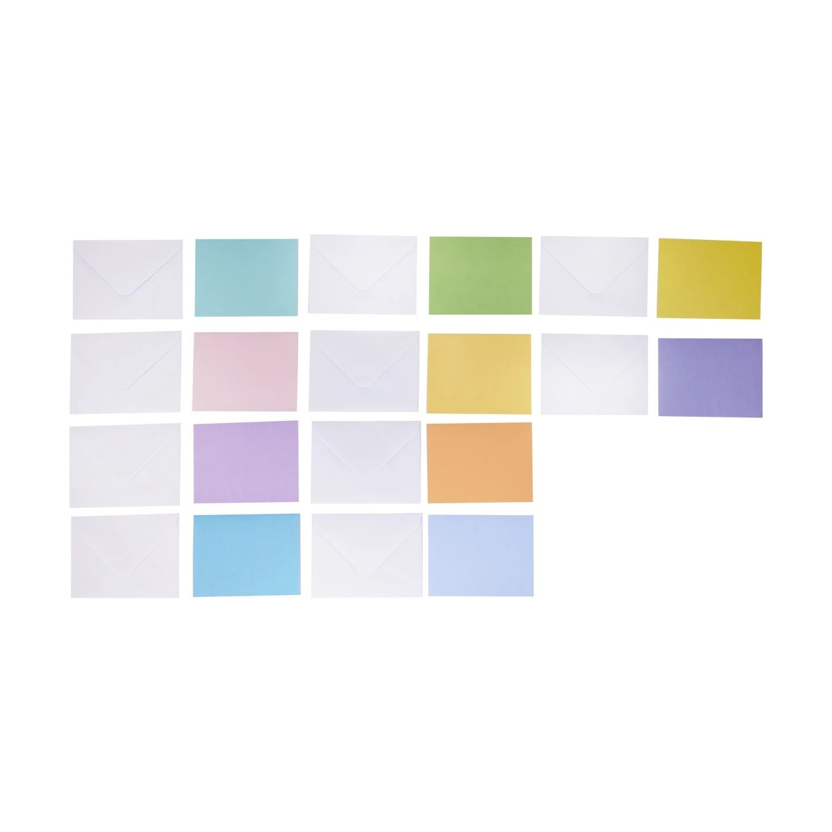 5 50 Pack Cards and Envelopes - Pastel, 5 of 5