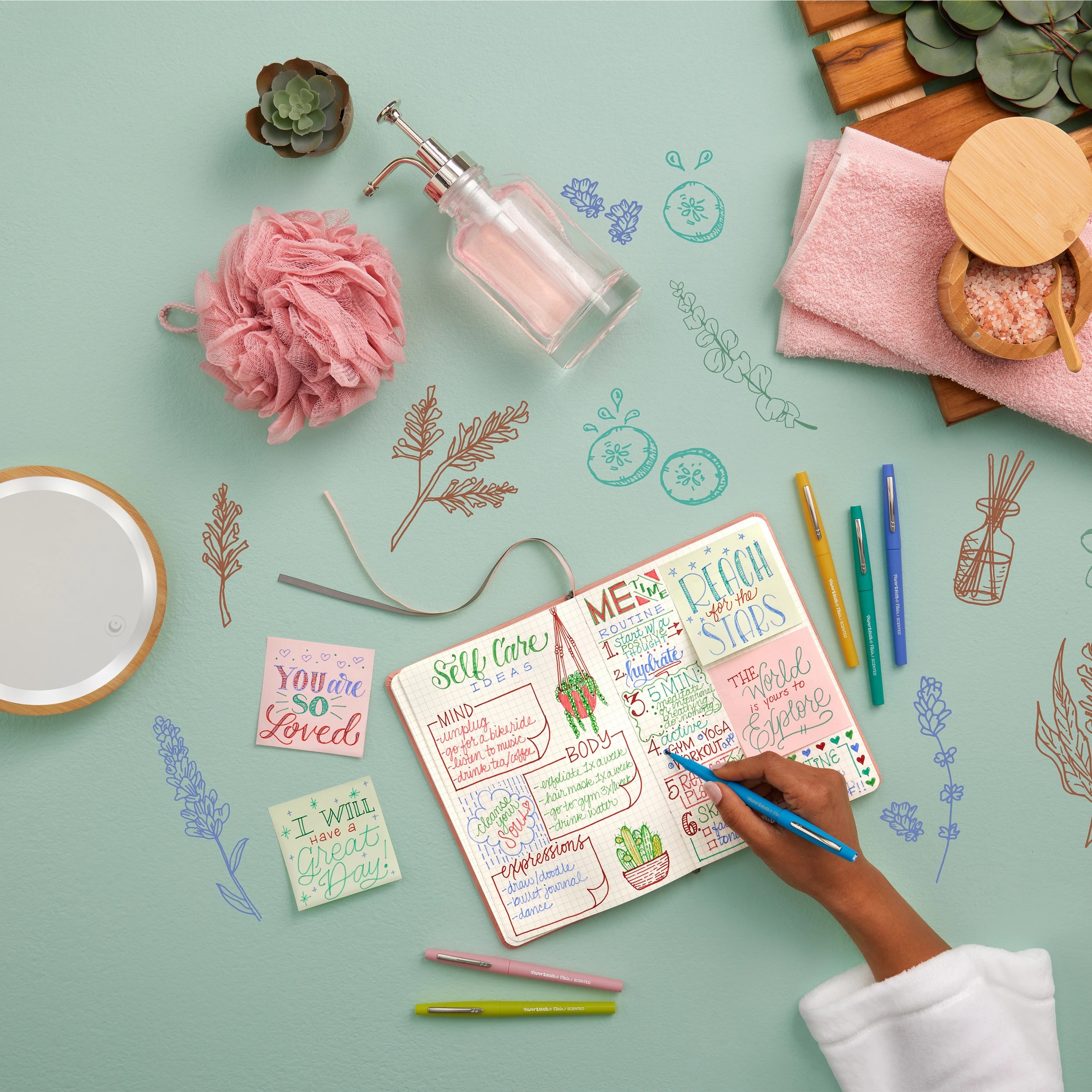 3 6 Pack Paper Mate Flair Scented Felt Tip Pens, 3 of 9