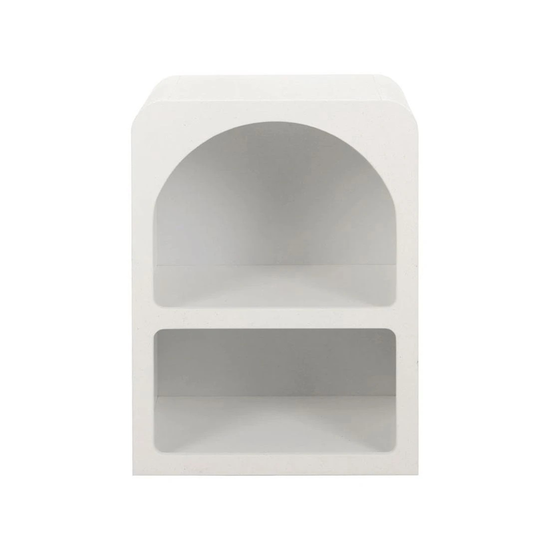 4 Artiss Bedside Table 2 Shelves - White, 4 of 5