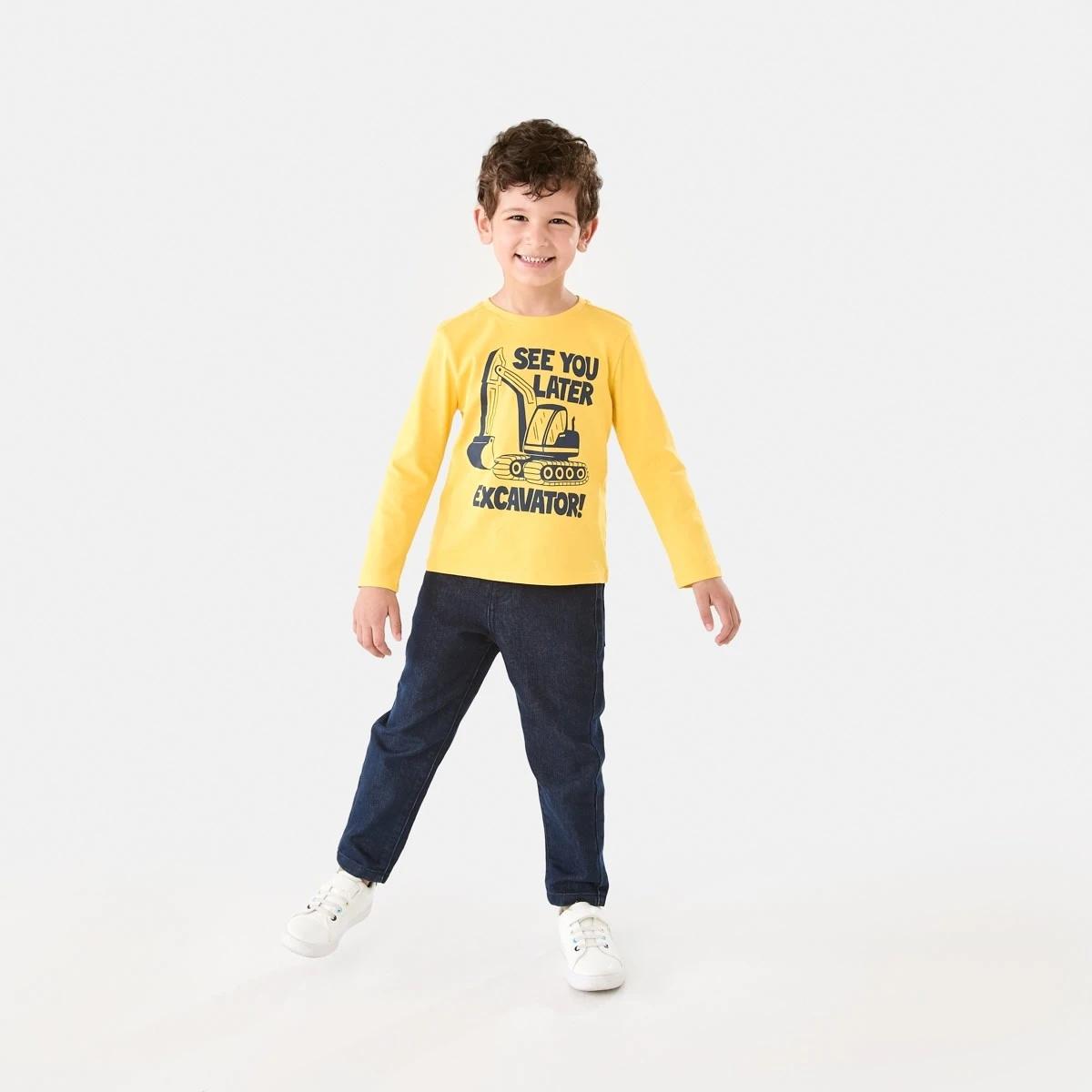 5 Long Sleeve Print T-shirt Ylw Digger, 5 of 8