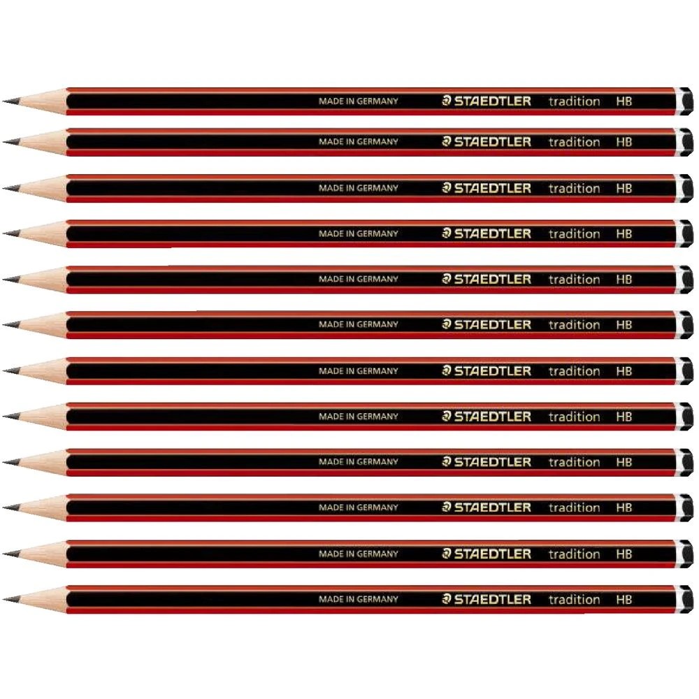 2 Staedtler Tradition Graphite Pencils HB 12 Pack, 2 of 6