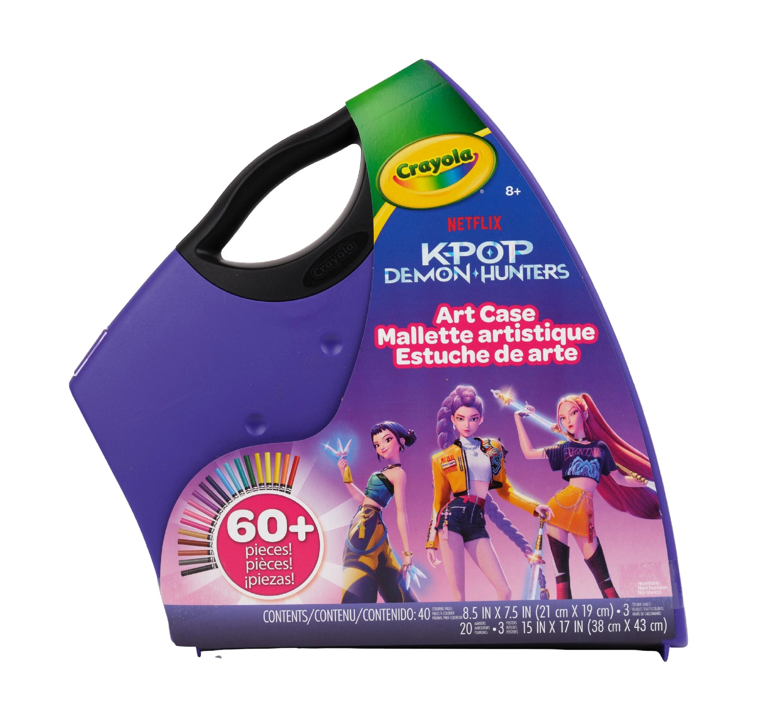 1 Crayola KPop Demon Hunters Art Case - Multi, 1 of 3