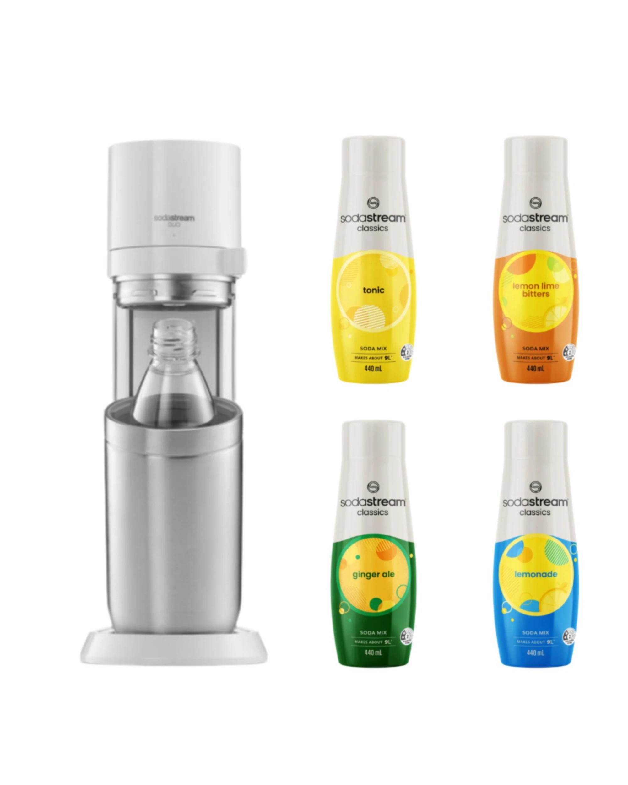 1 SodaStream DUO with Flavours - White, 1 of 4