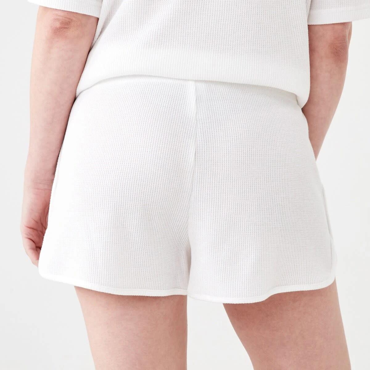 3 Waffle Shorts WHISPER WHITE, 3 of 6