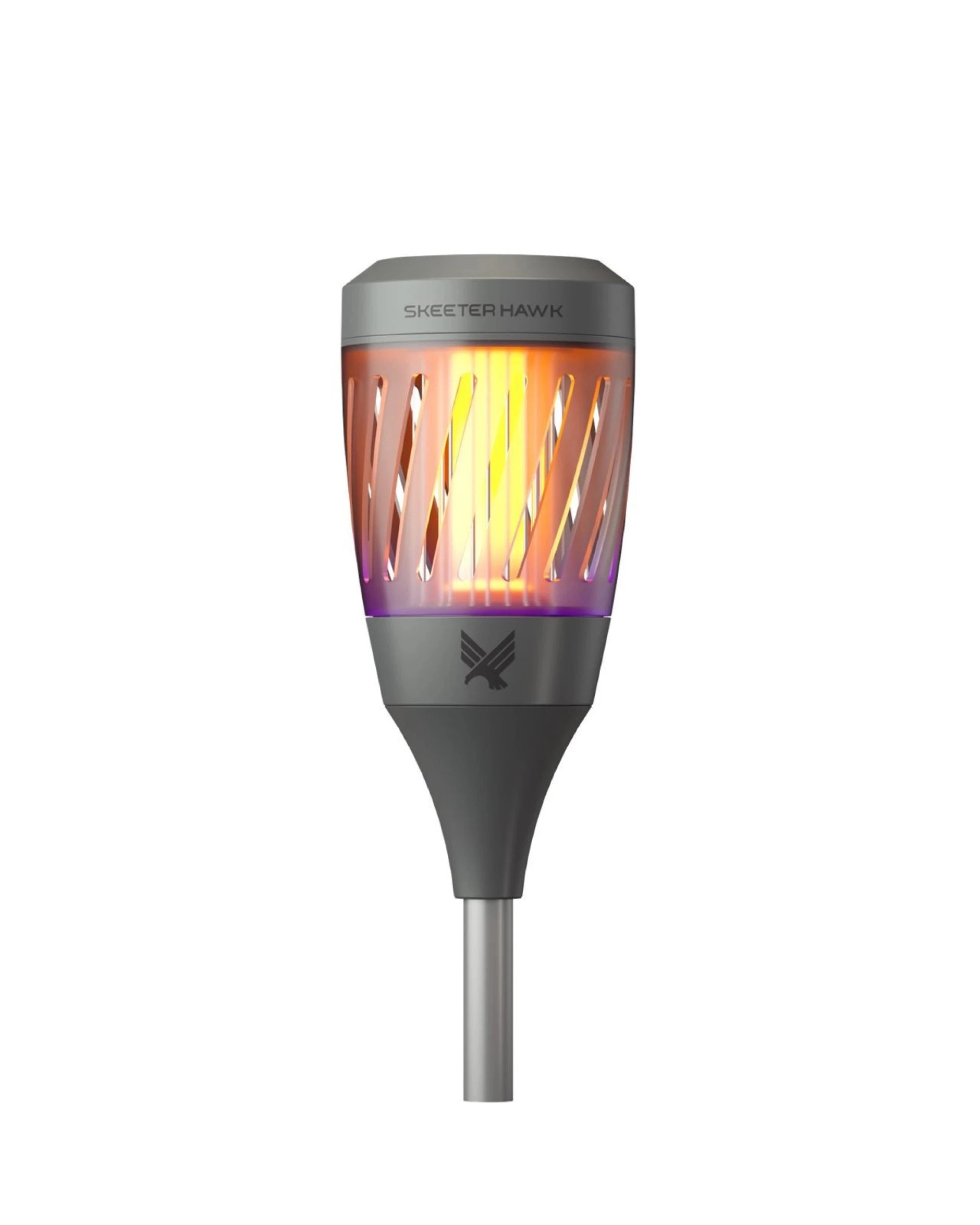 1 Skeeterhawk Solar Torch Mosquito Zapper & Flickering Flame w/ UV Light & Rechargeable, 1 of 1