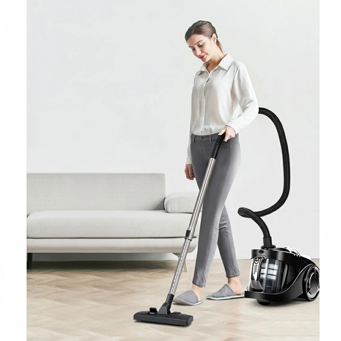 5 Devanti 2200W Multi-cyclonic Bagless Vacuum Cleaner Pet Hair - Black, 5 of 7
