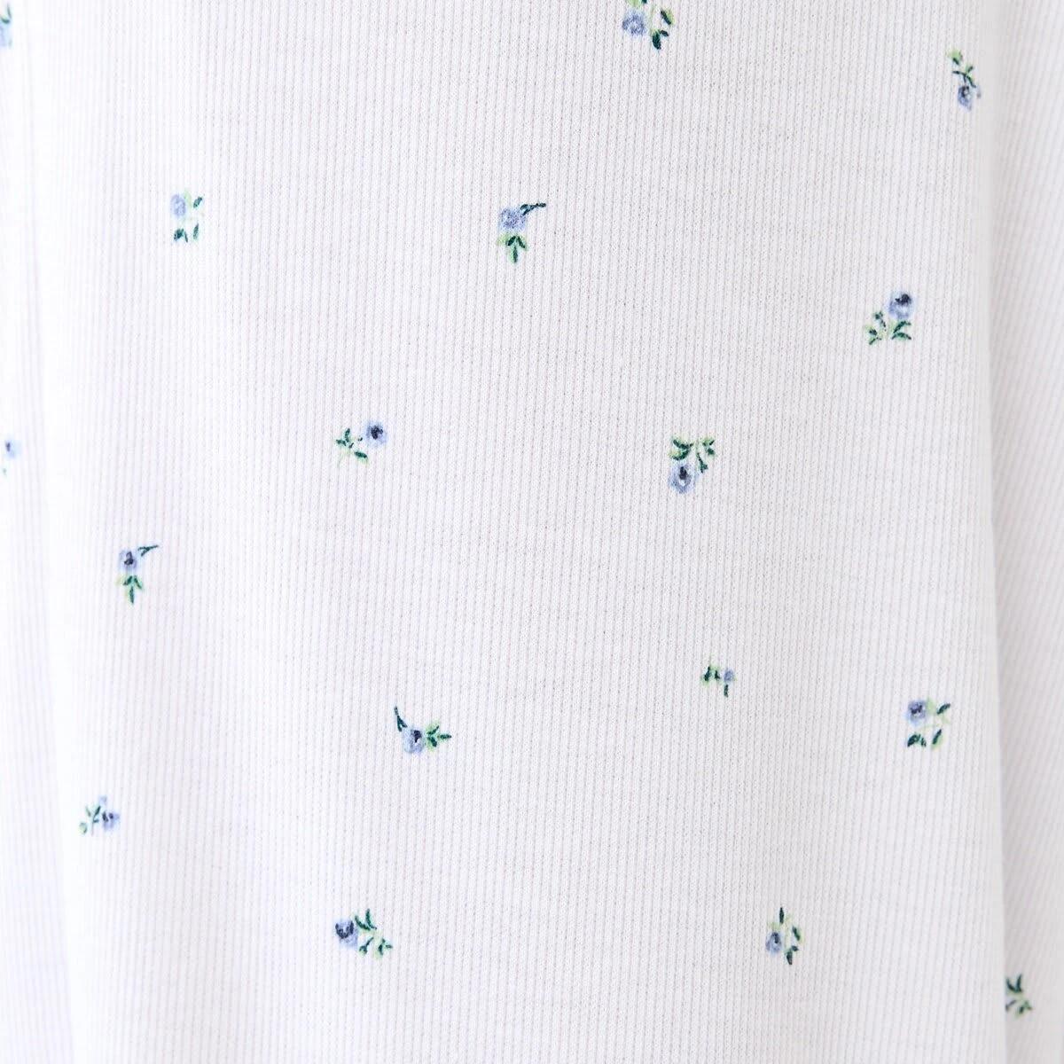 6 Rib Wide Leg Comfort Pants Sm Ditsy W, 6 of 6