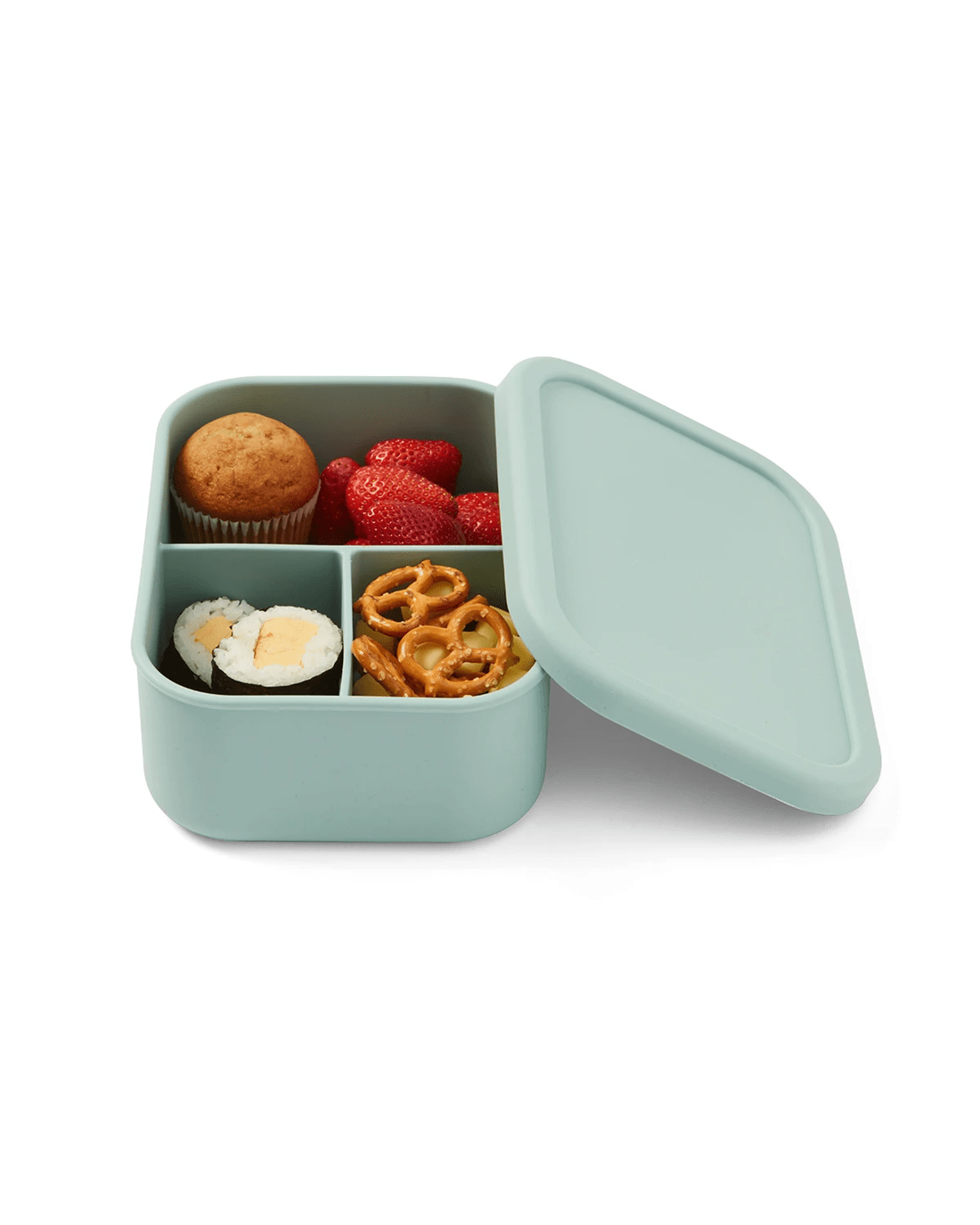 2 Sage Silicone Bento Lunch Box, 2 of 8